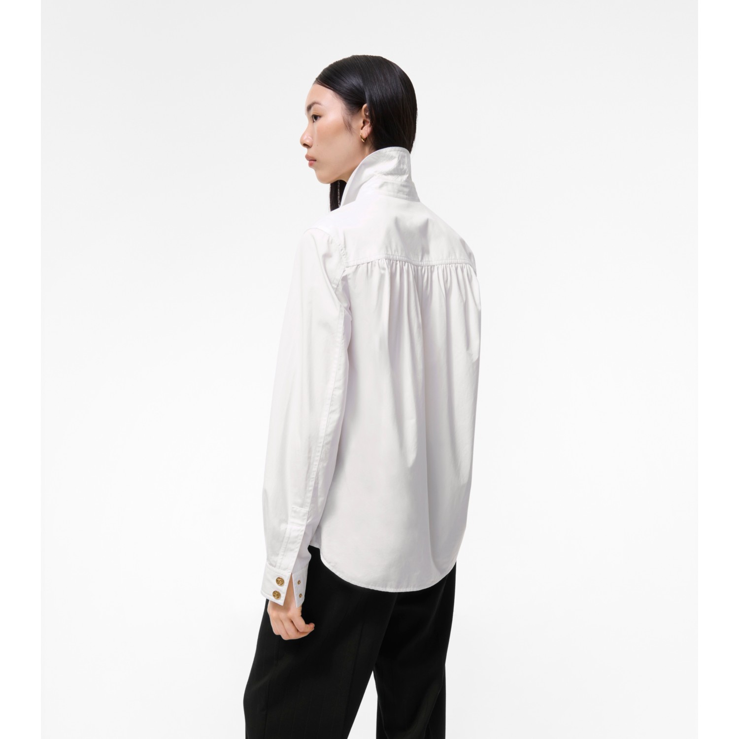 Cotton Poplin Blouse - thumbnail 3