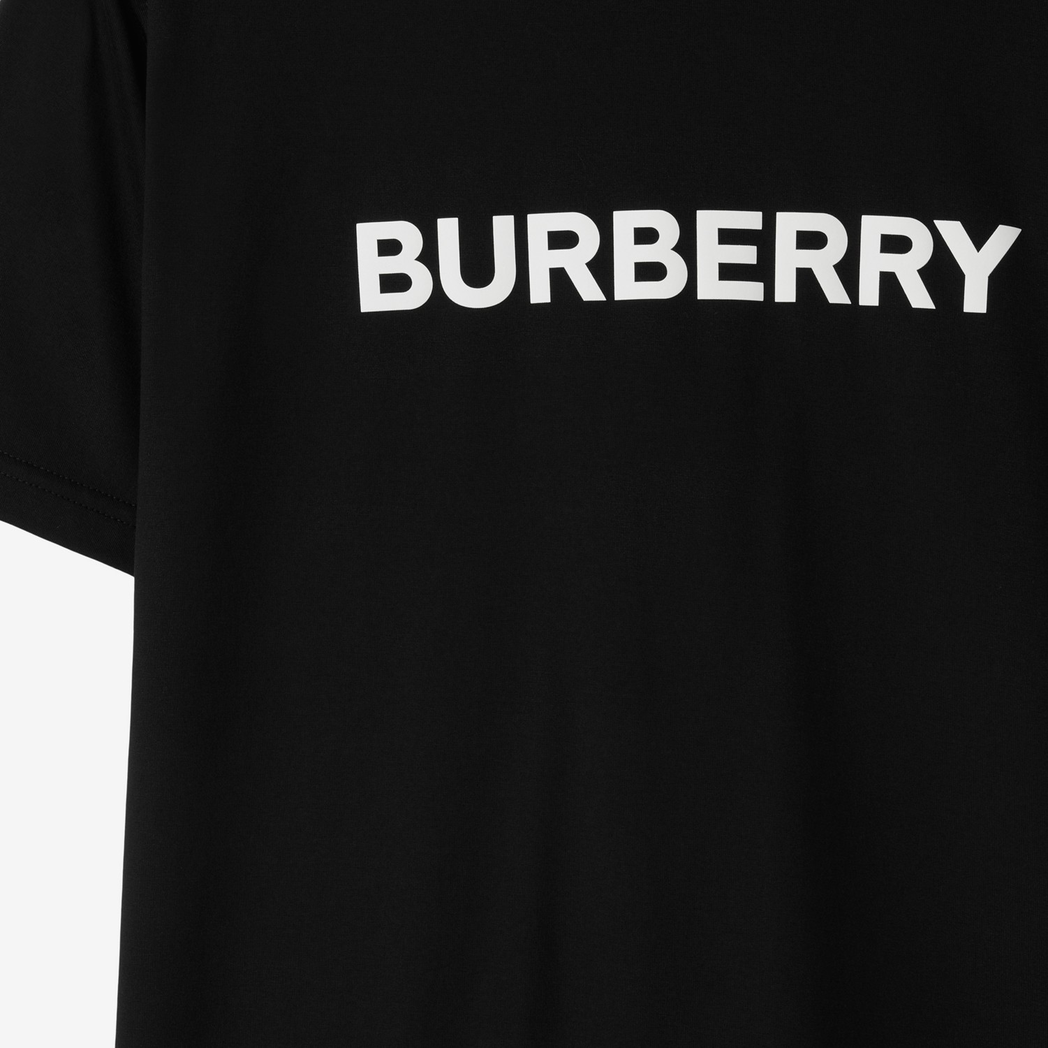 ロゴ コットンTシャツ (ブラック) - ウィメンズ | Burberry®公式 ロゴ コットンTシャツ (ブラック) - ウィメンズ | Burberry®公式