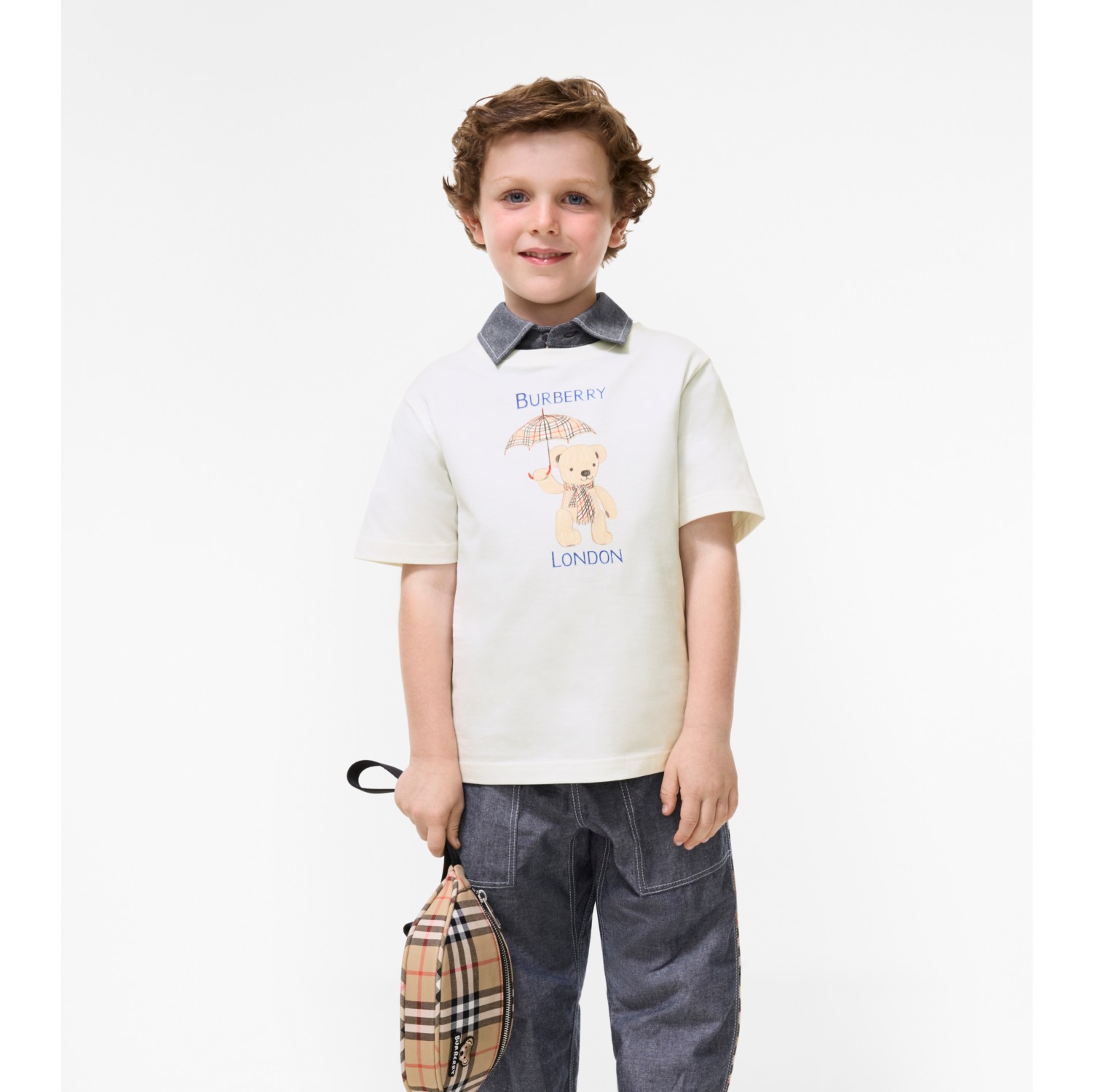 Camiseta en algodón con motivo London Bear