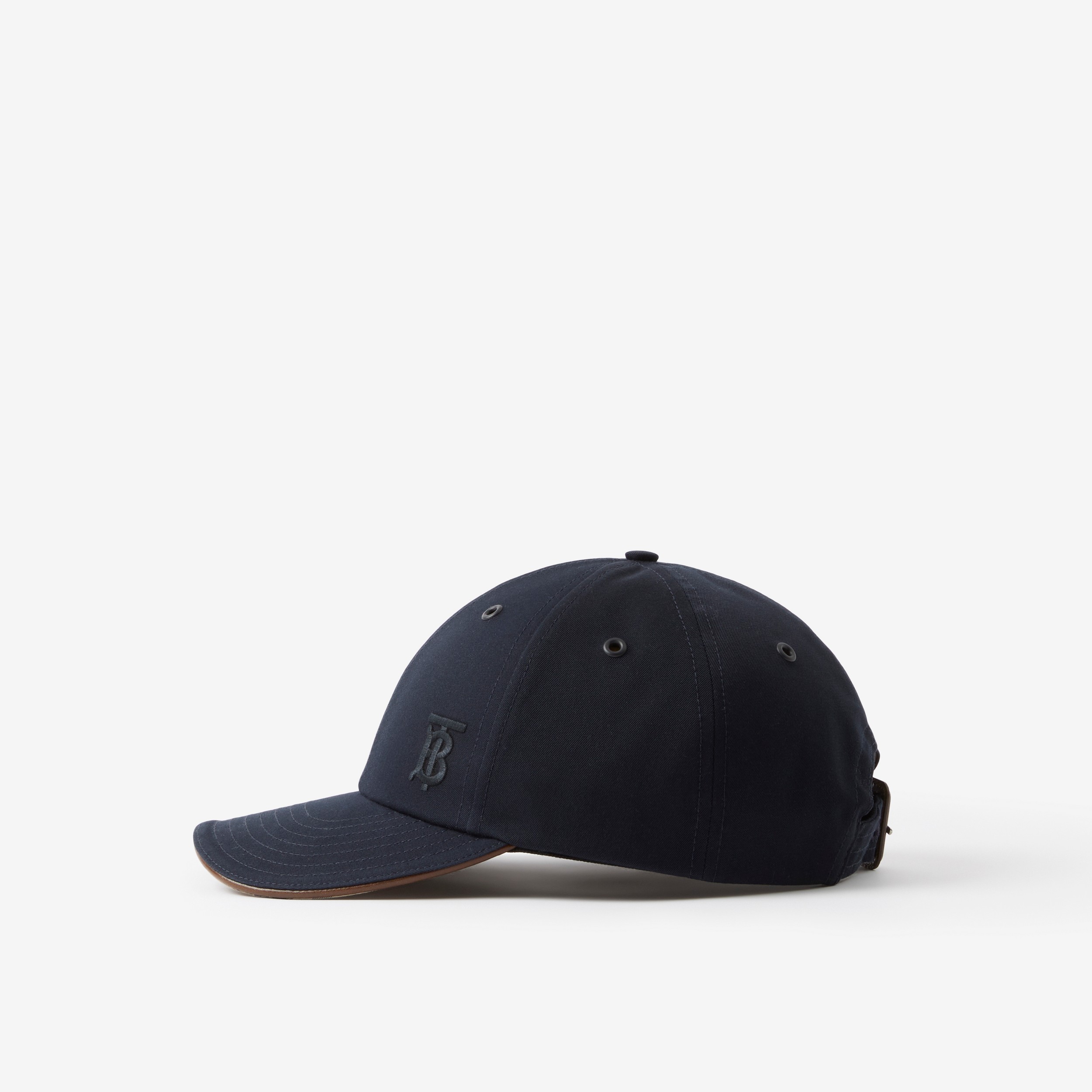 专属标识装饰嘎巴甸棒球帽 (煤蓝色) | Burberry® 博柏利官网 - 4