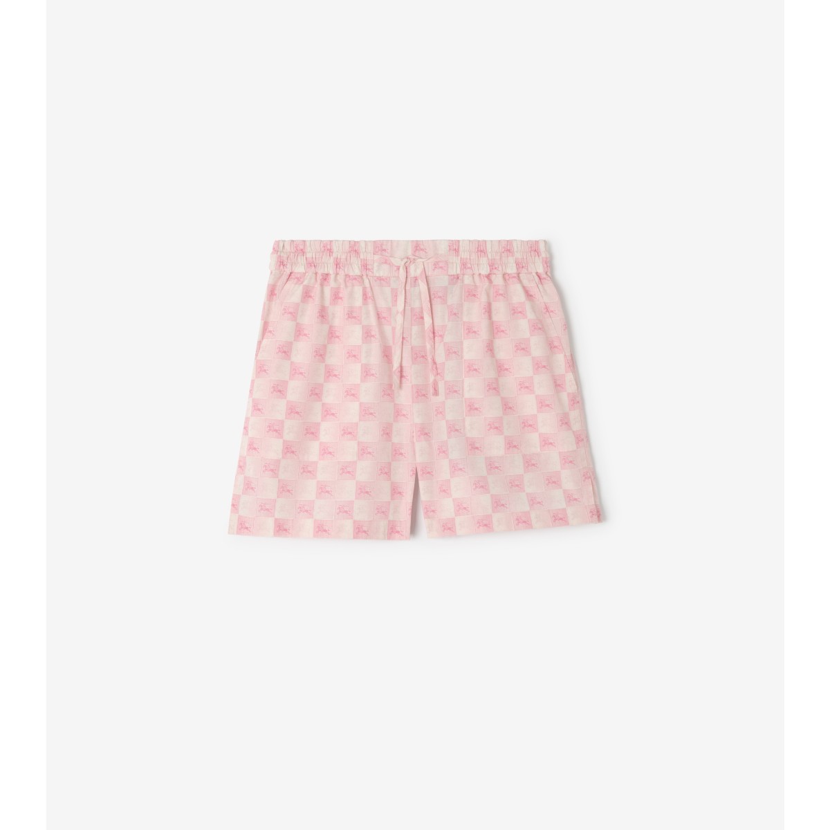  Check EKD erboard​ Cotton Poplin Shorts