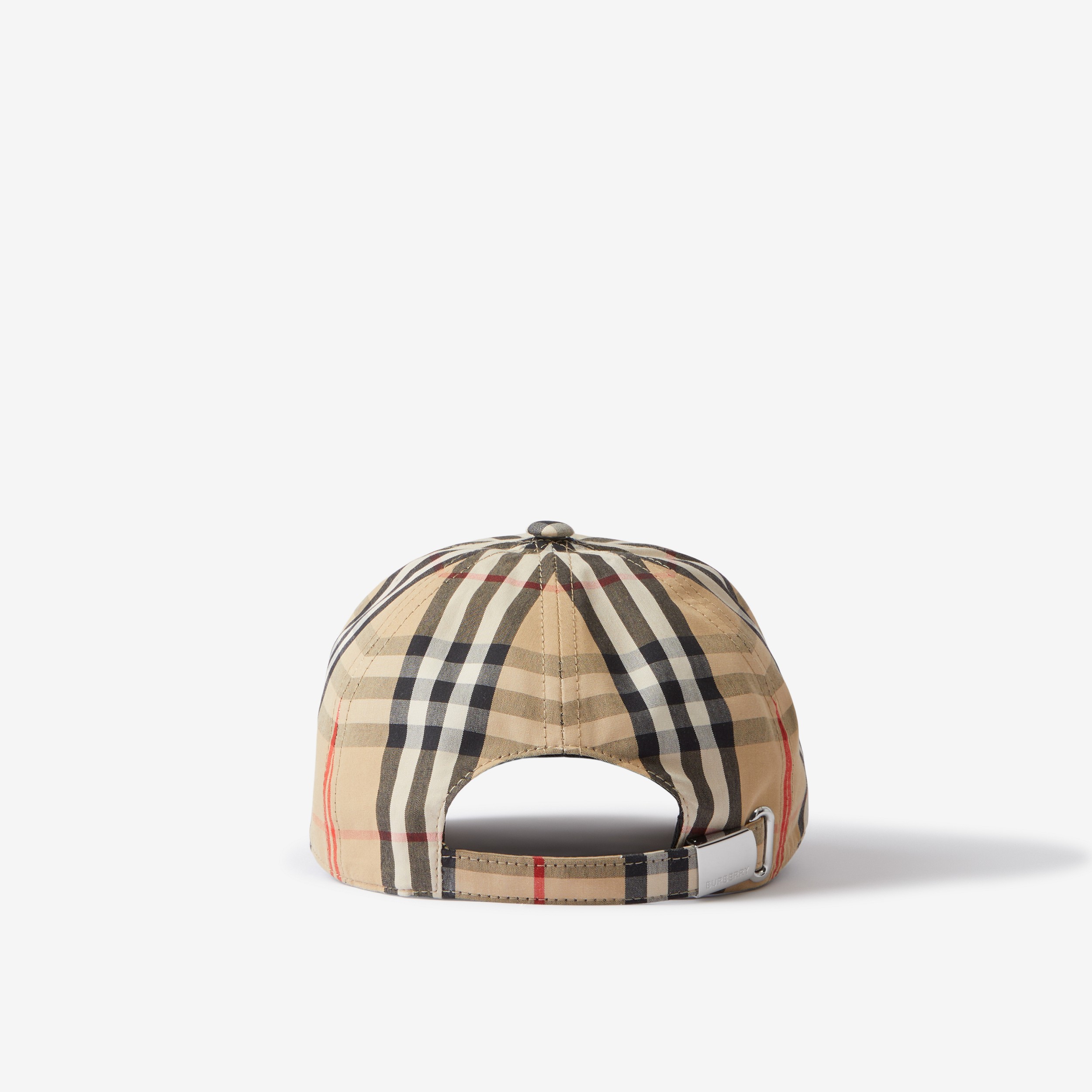 专属标识装饰 Vintage 格纹棉质棒球帽 (典藏米色) | Burberry® 博柏利官网 - 3