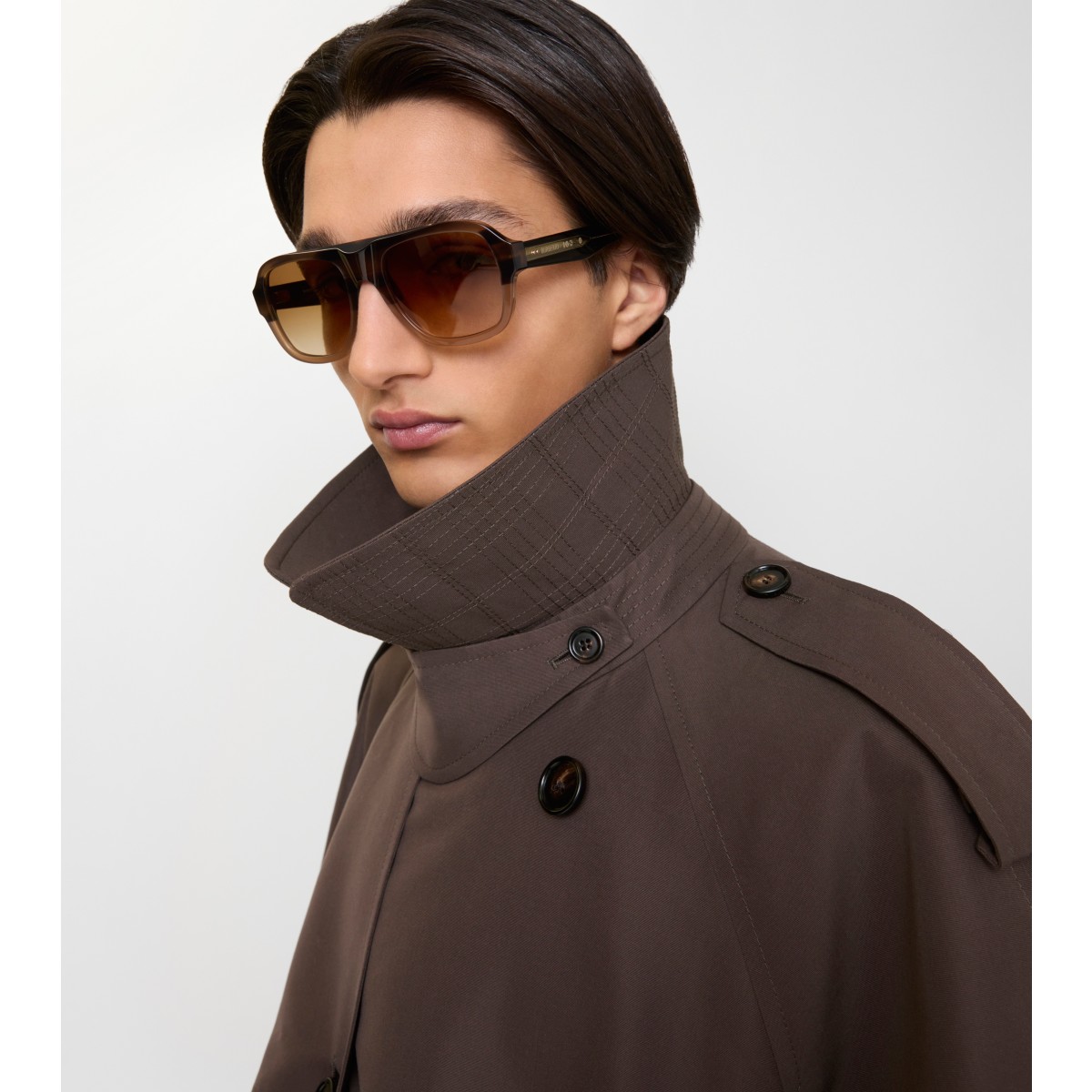  Stripe Classic Pilot Sunglasses