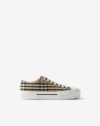 Check Burberry Sneakers in colour Sand