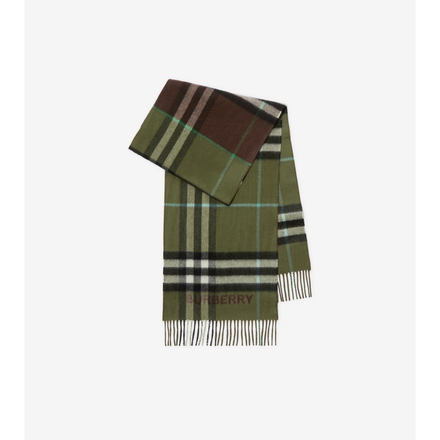 Burberry Check Cashmere Scarf