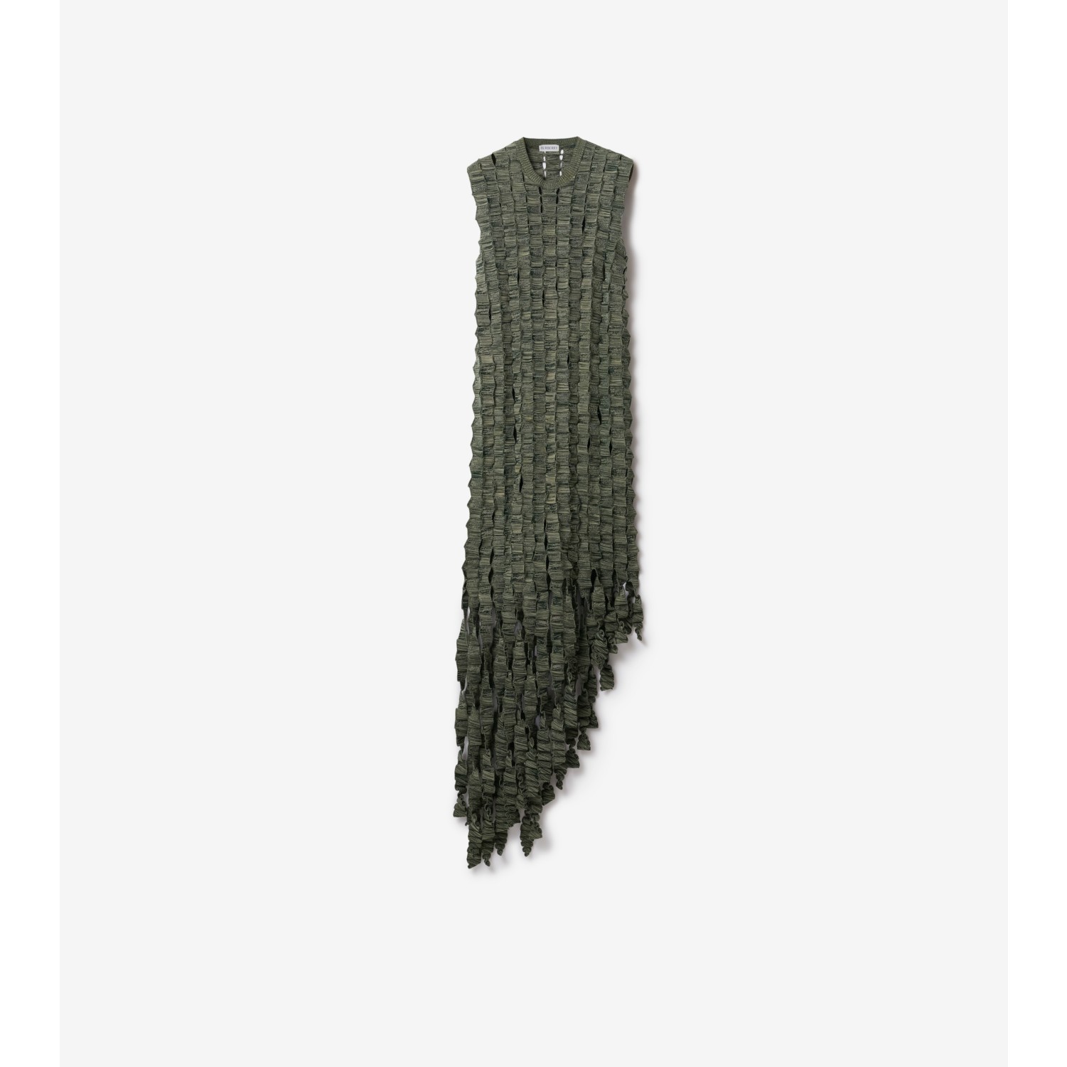 Crochet Silk Blend Dress in Oat/ivy - Women | Burberry® Official