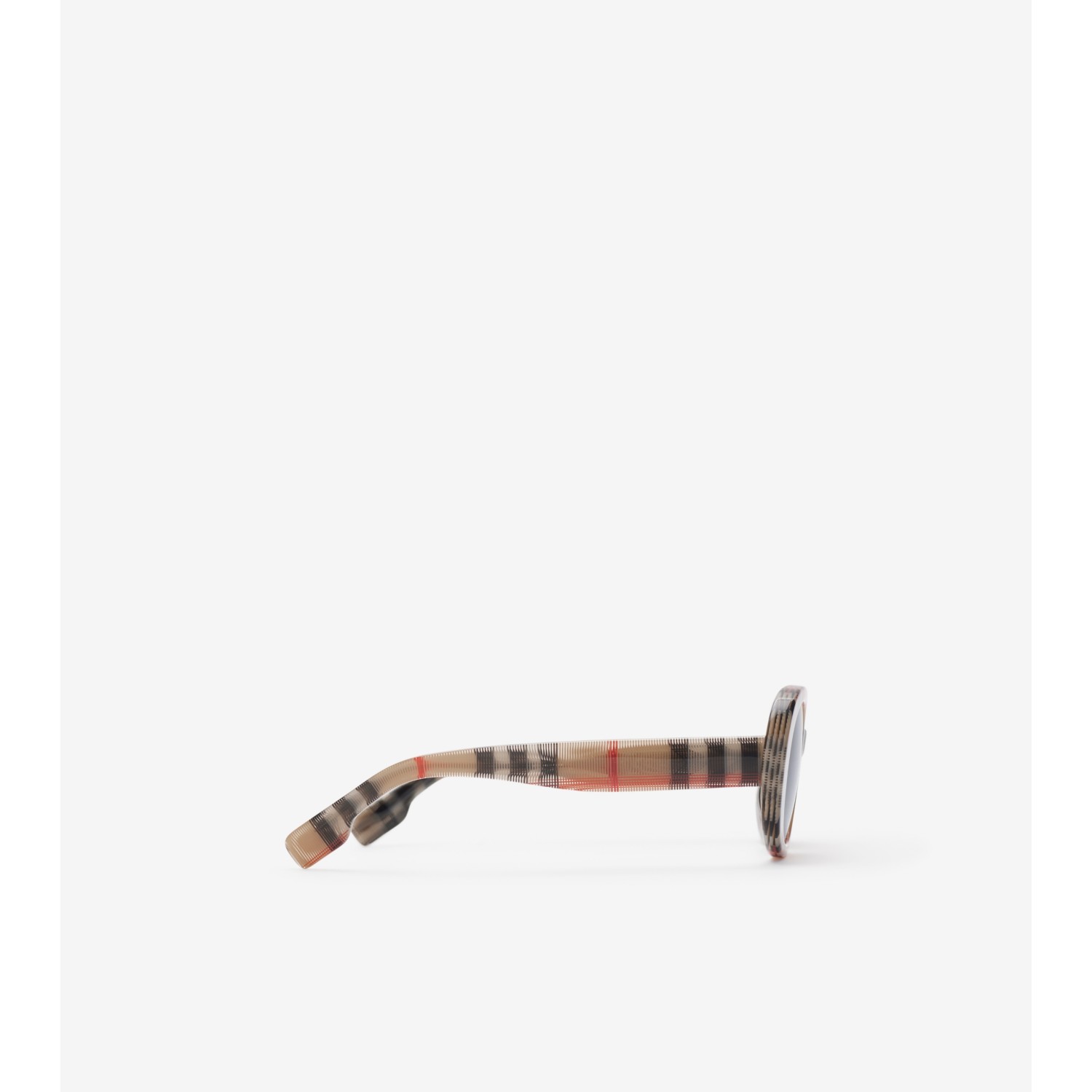 Check Oval Sunglasses - thumbnail 3