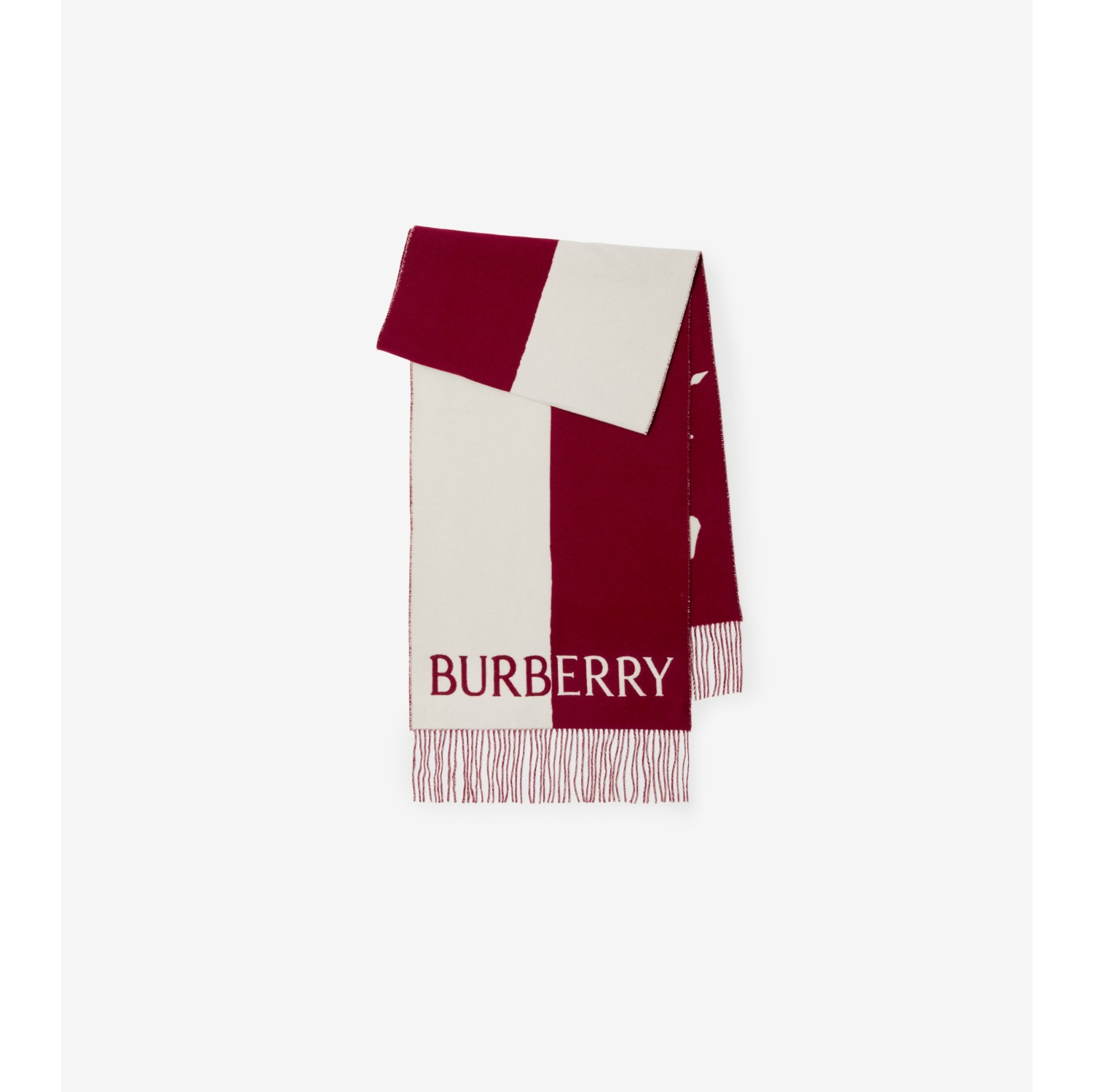 Burberry cashmere cheap scarf white