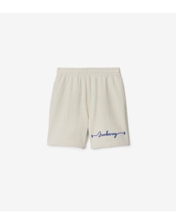 Knot Logo Cotton Shorts