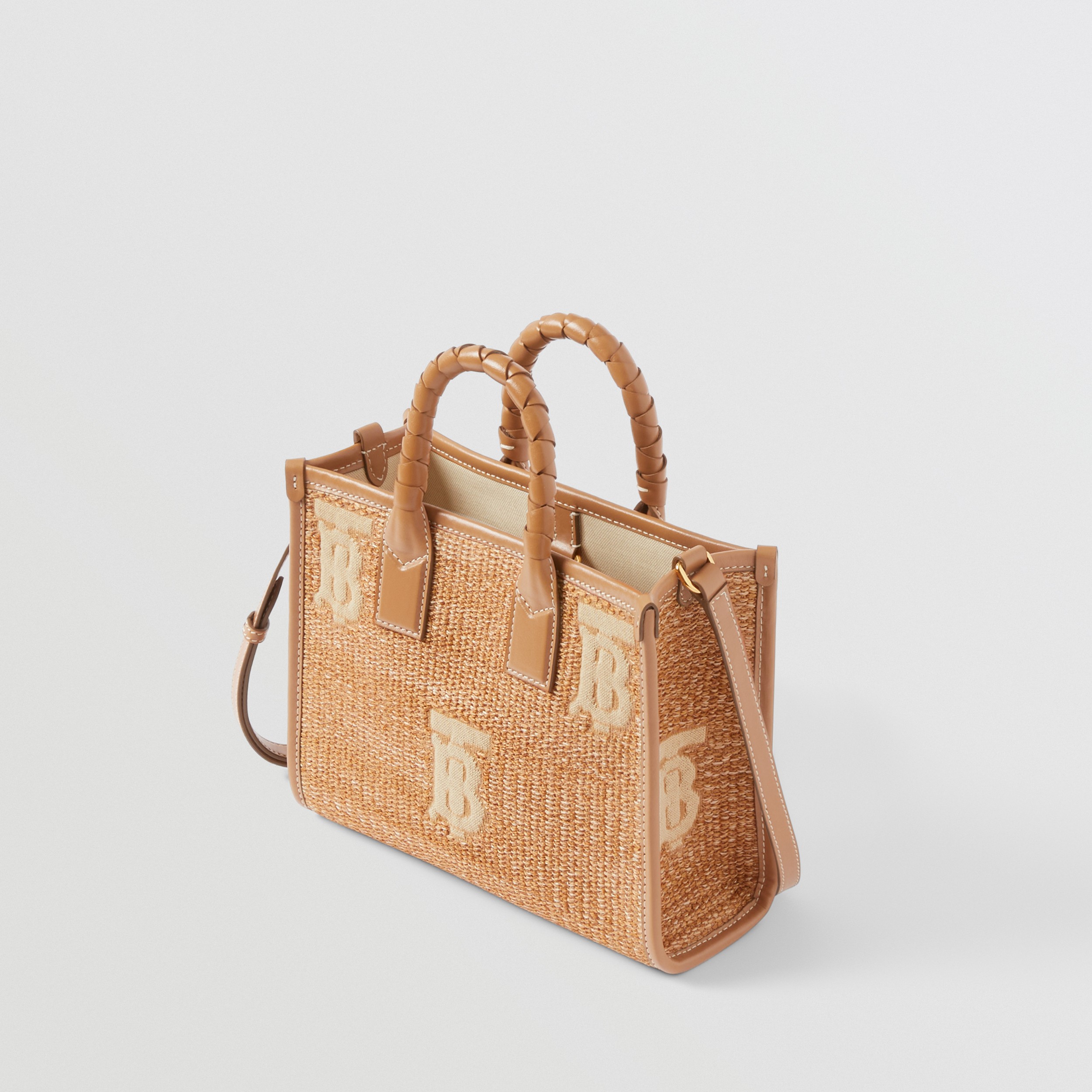 Mini Freya Tote in Natural - Women | Burberry® Official - 4