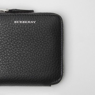 burberry zip around wallet