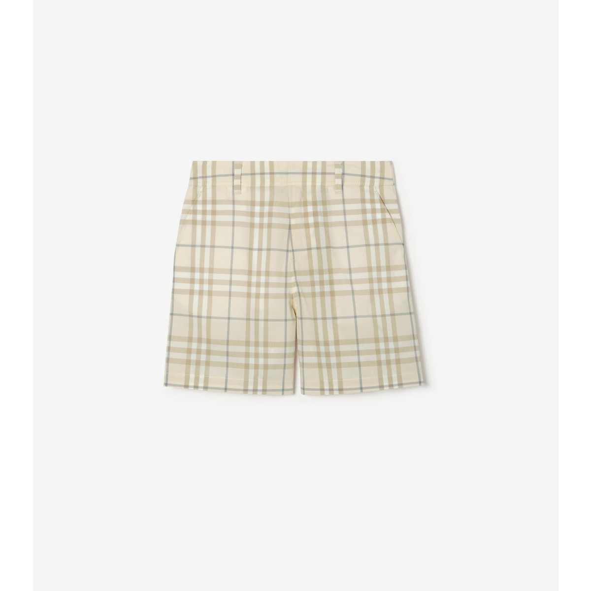  Check Cotton Shorts