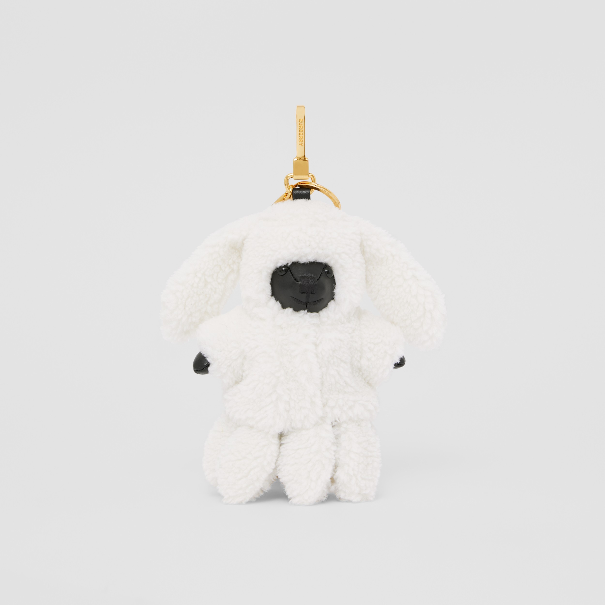 Thomas Bear Charm in Rabbit Costume in Black | Burberry® Official - 4