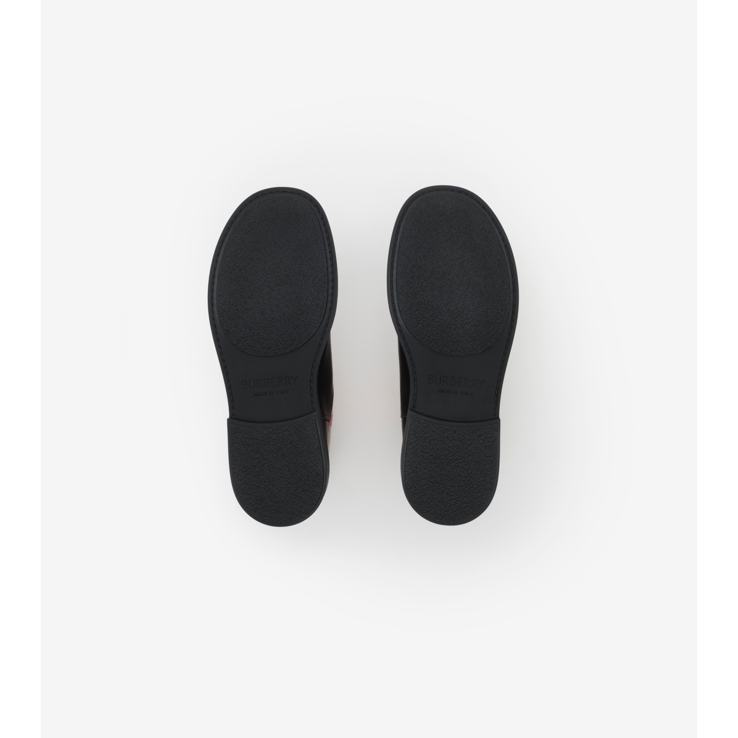Check Panel Leather Boots - thumbnail 5
