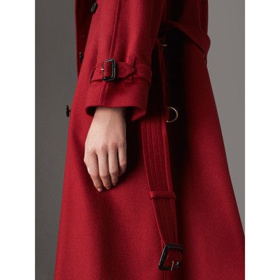 burberry trench coat womens red