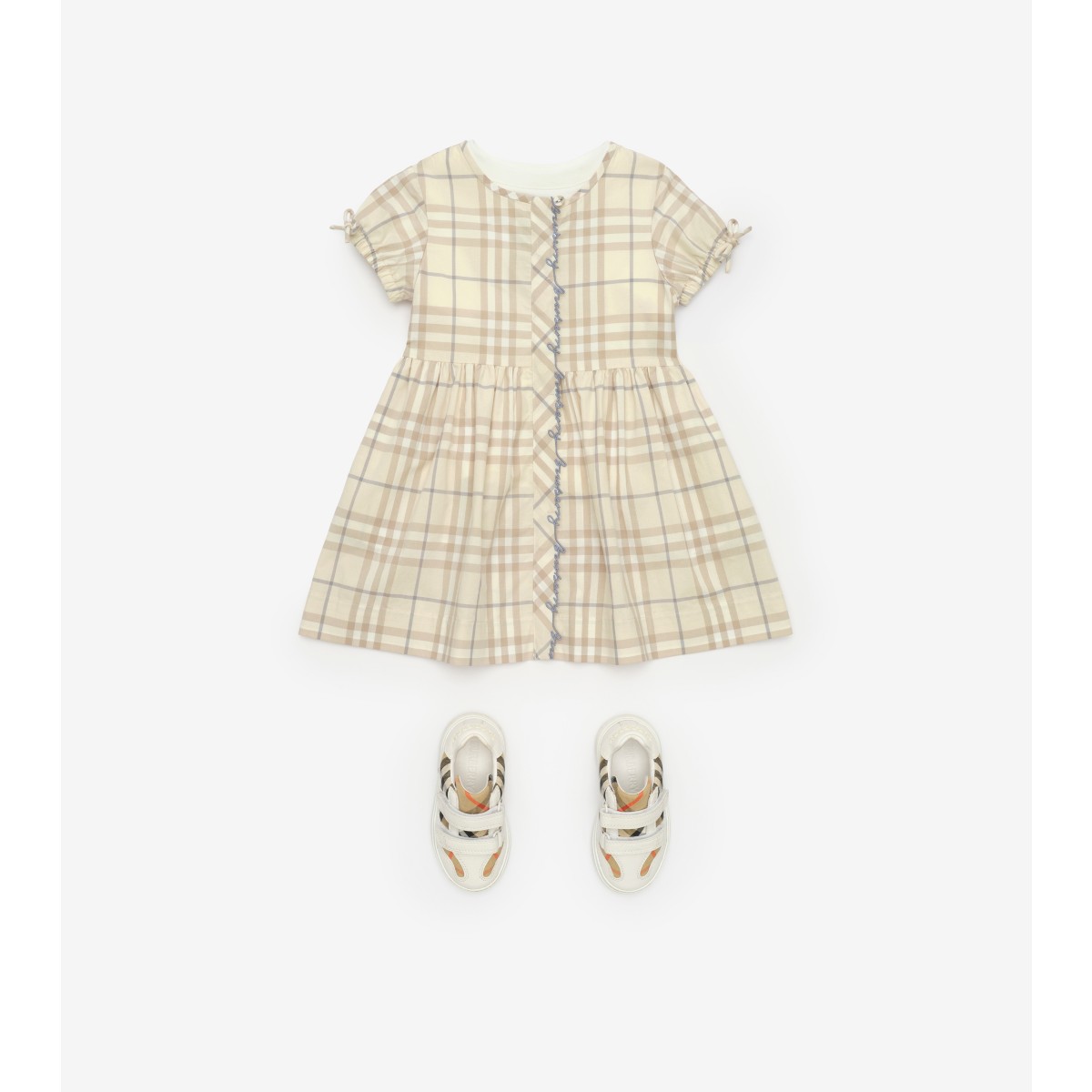  Check Cotton Dress