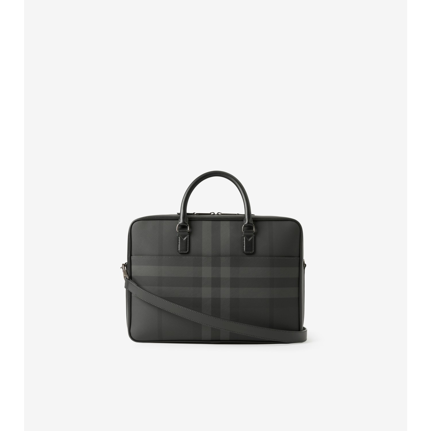 Burberry london shop leather briefcase