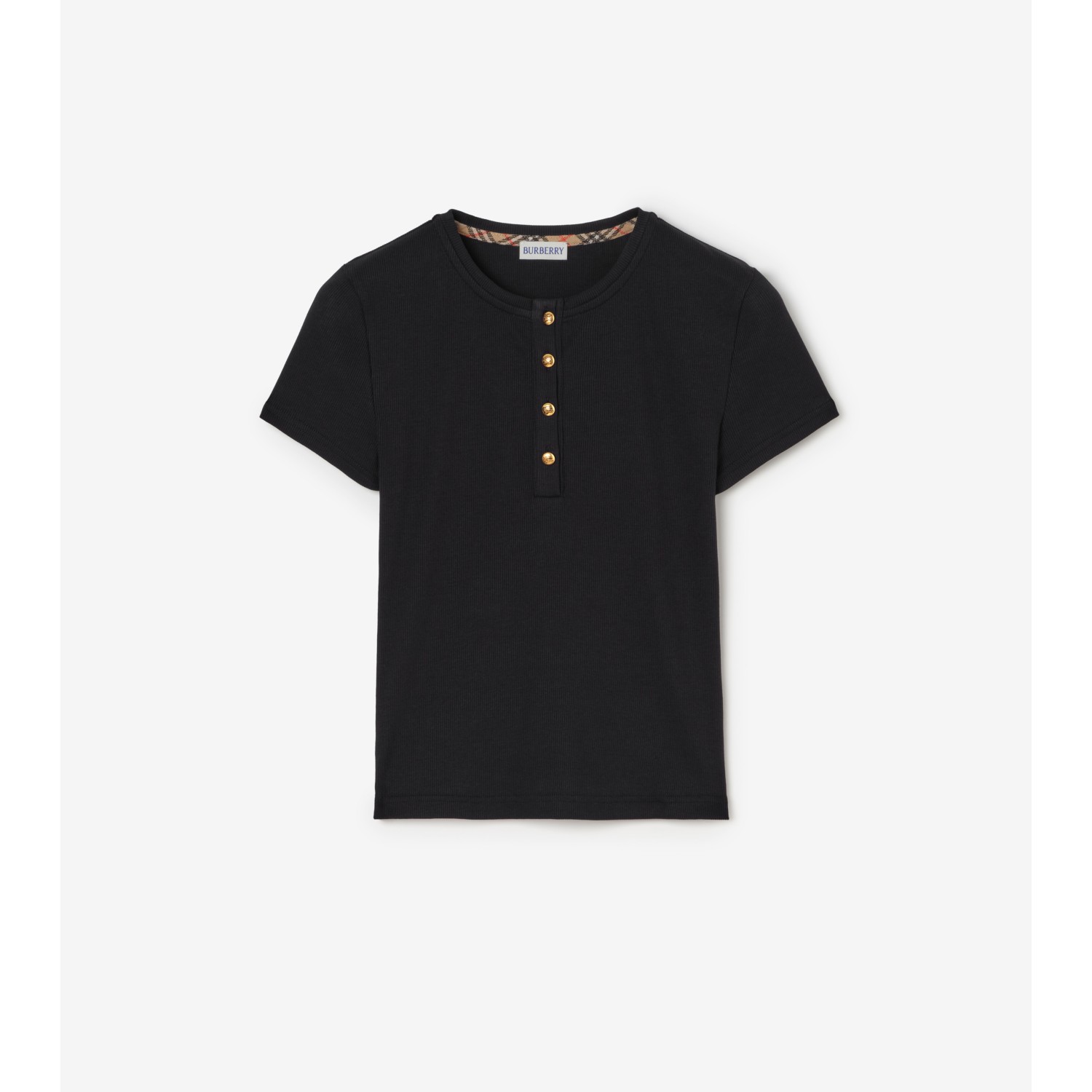 Cropped Cotton T-shirt