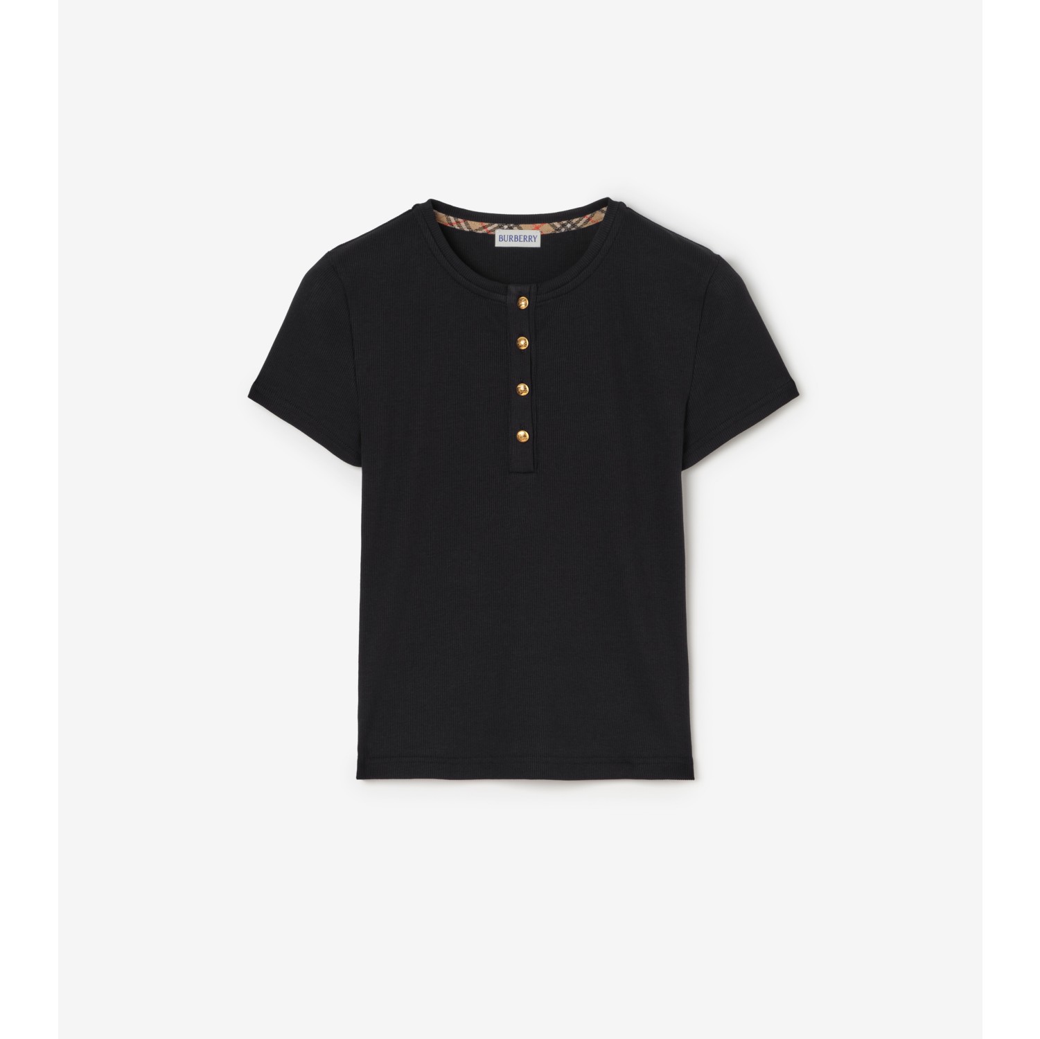 Cropped Cotton T-shirt