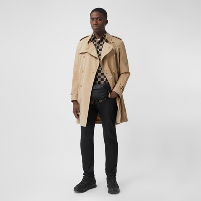 burberry chelsea mid length trench coat