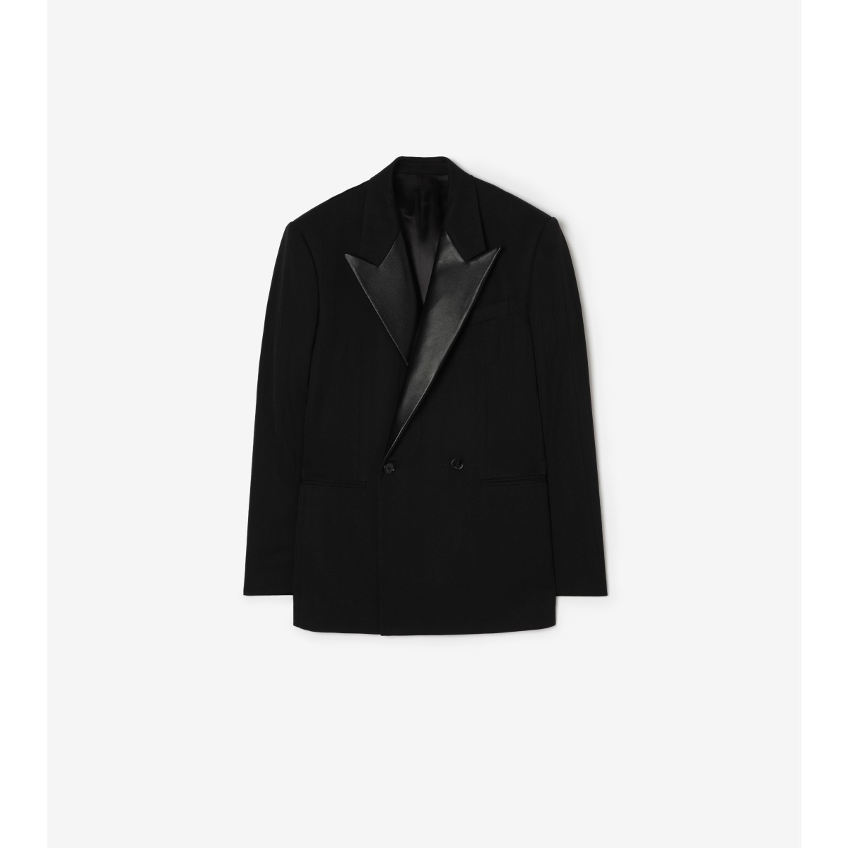  Stripe Pind Wool Tuxedo Jacket