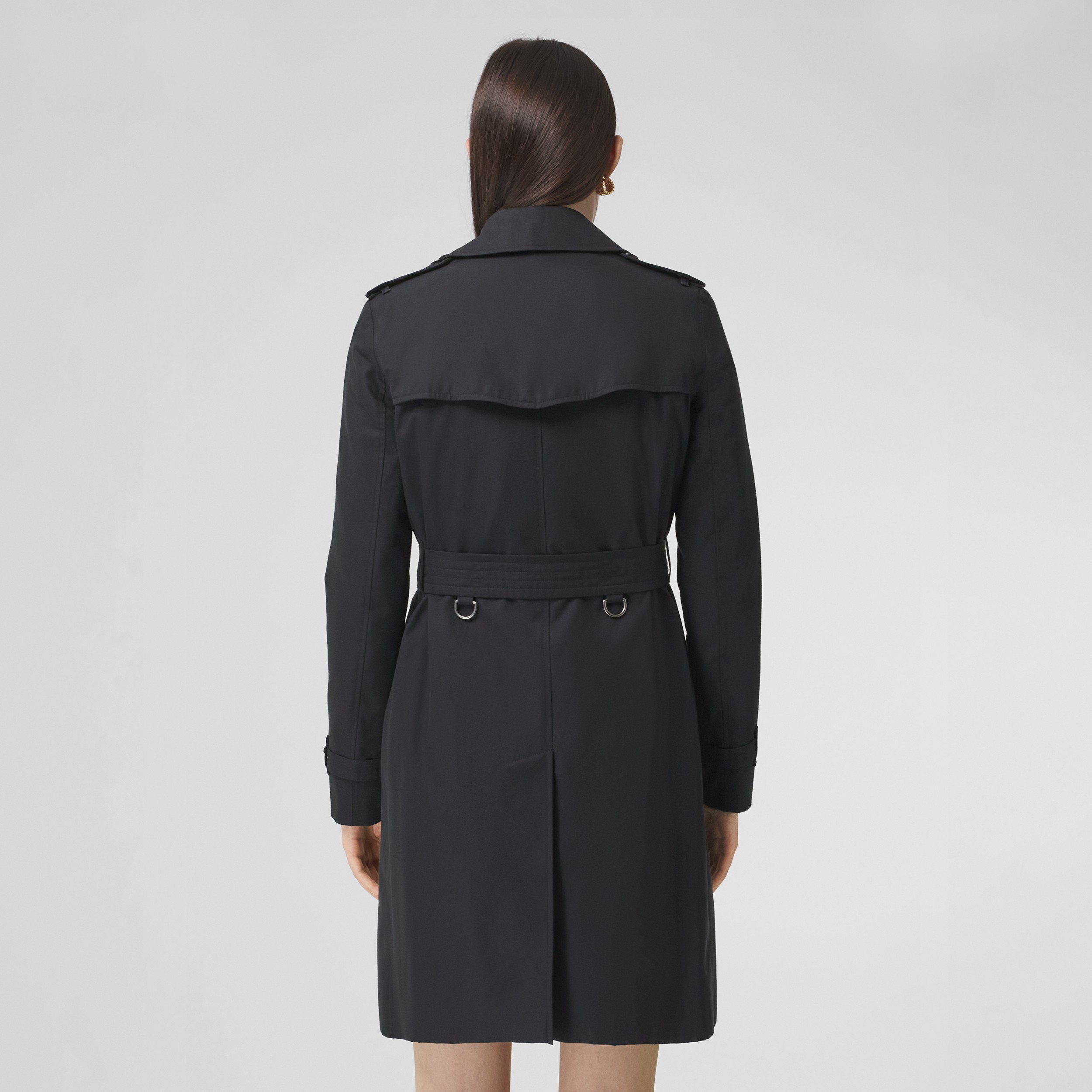 Trench coat Heritage Kensington de longitud media (Medianoche) - Mujer | Burberry® oficial - 3