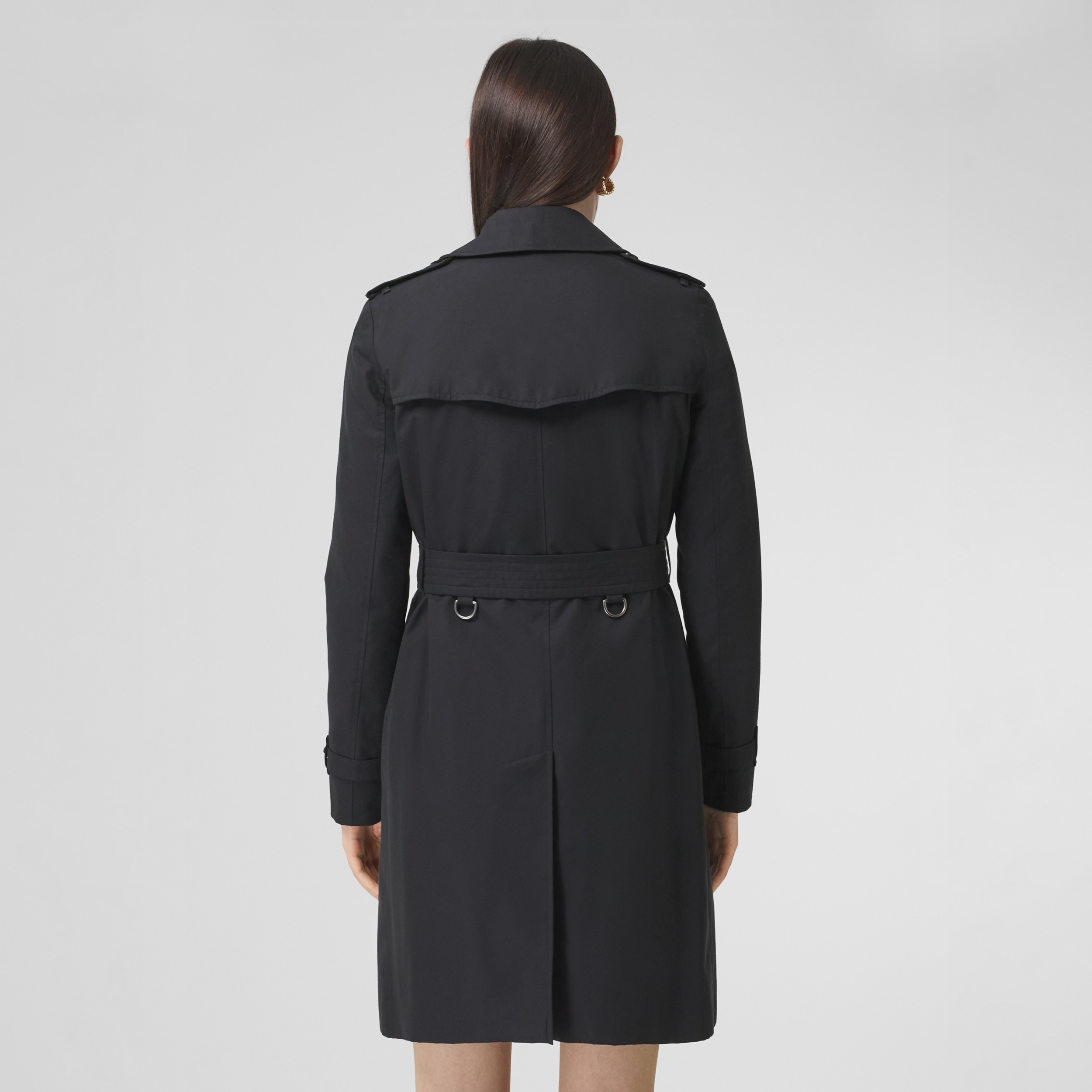 Mid-length Kensington Trench Coat in Midnight - Women | Burberry