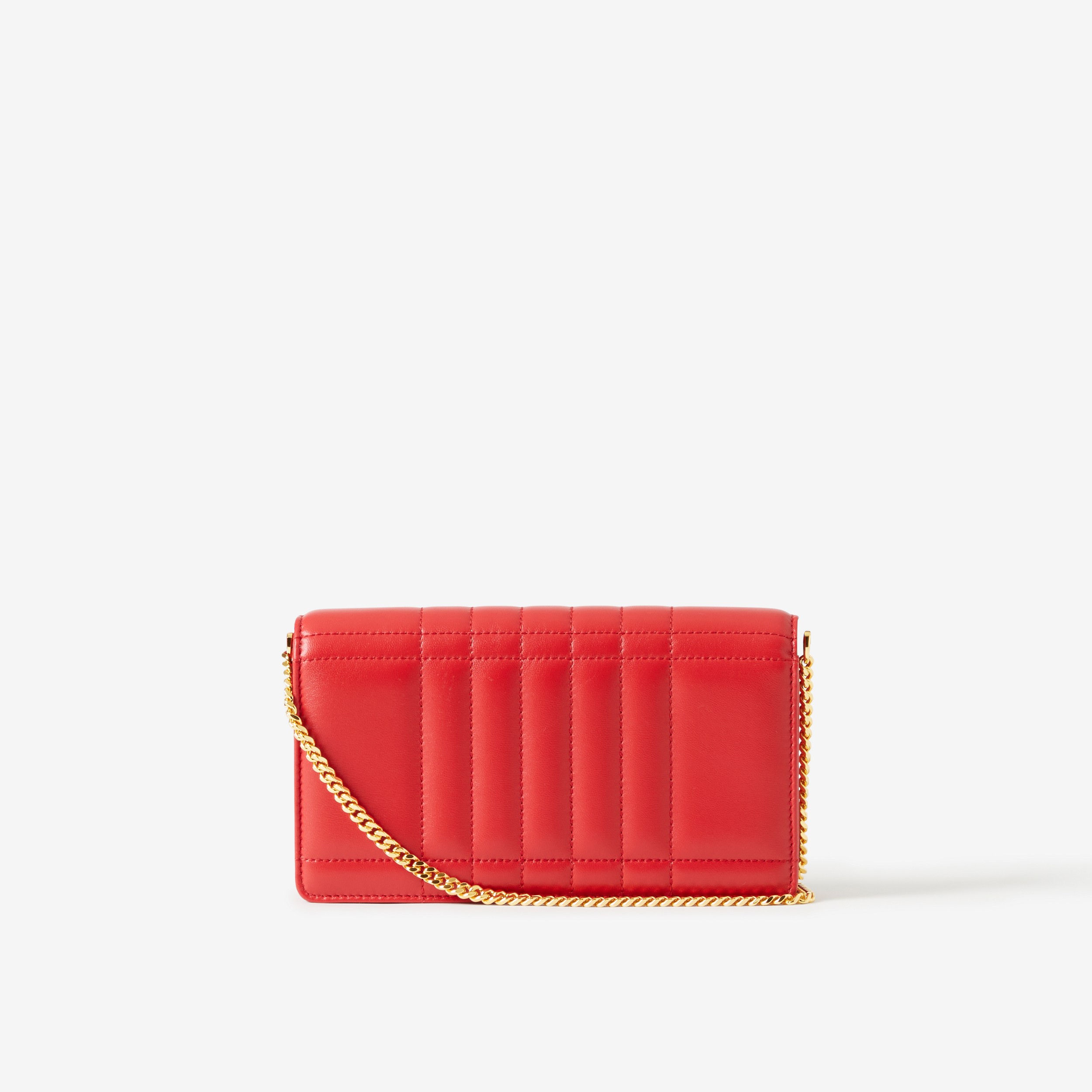 Lola Clutch in Bright Red - Women | Burberry® Official - 3