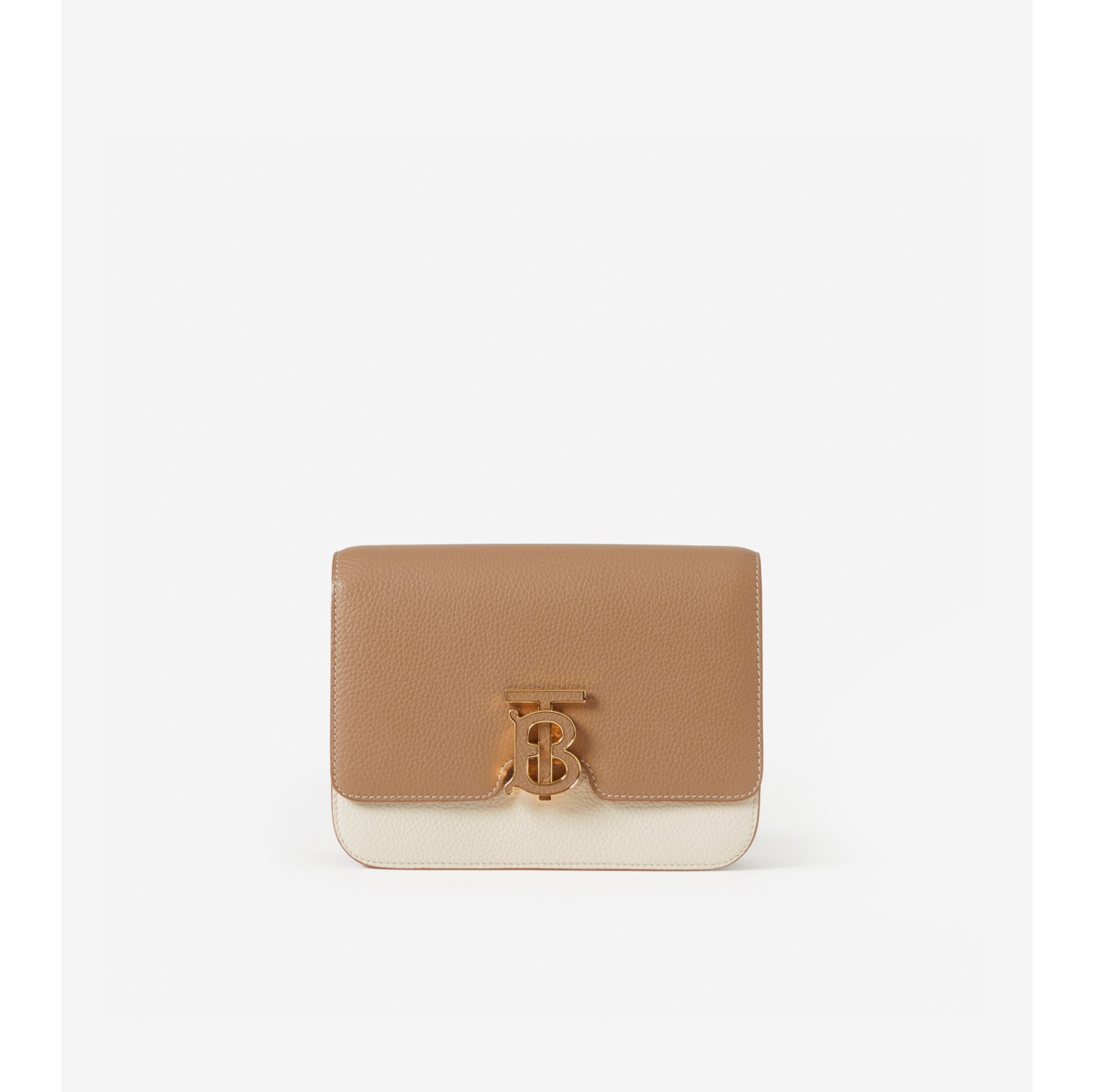 Burberry Grainy Leather TB Compact Wallet