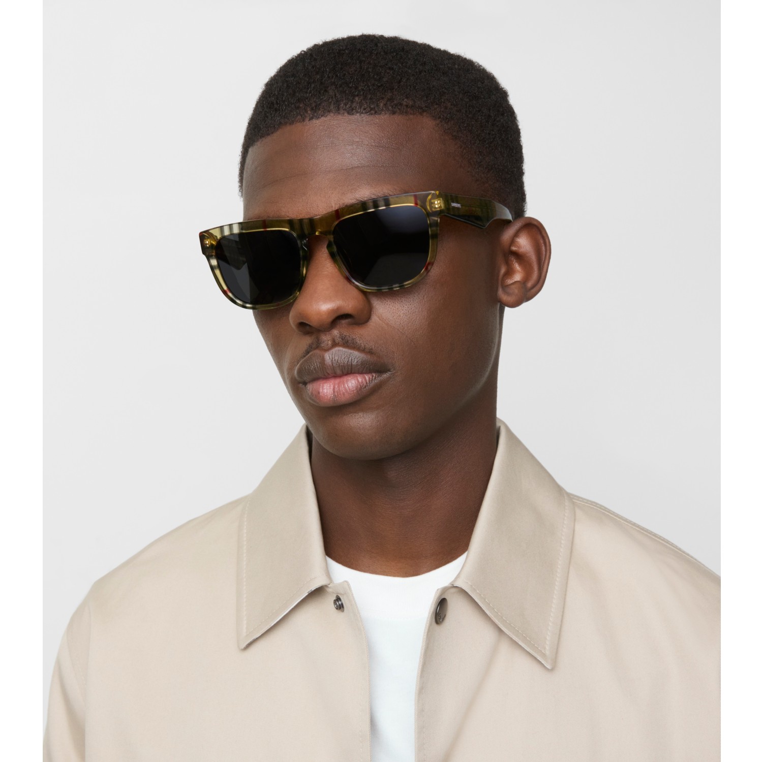 Check Square Sunglasses