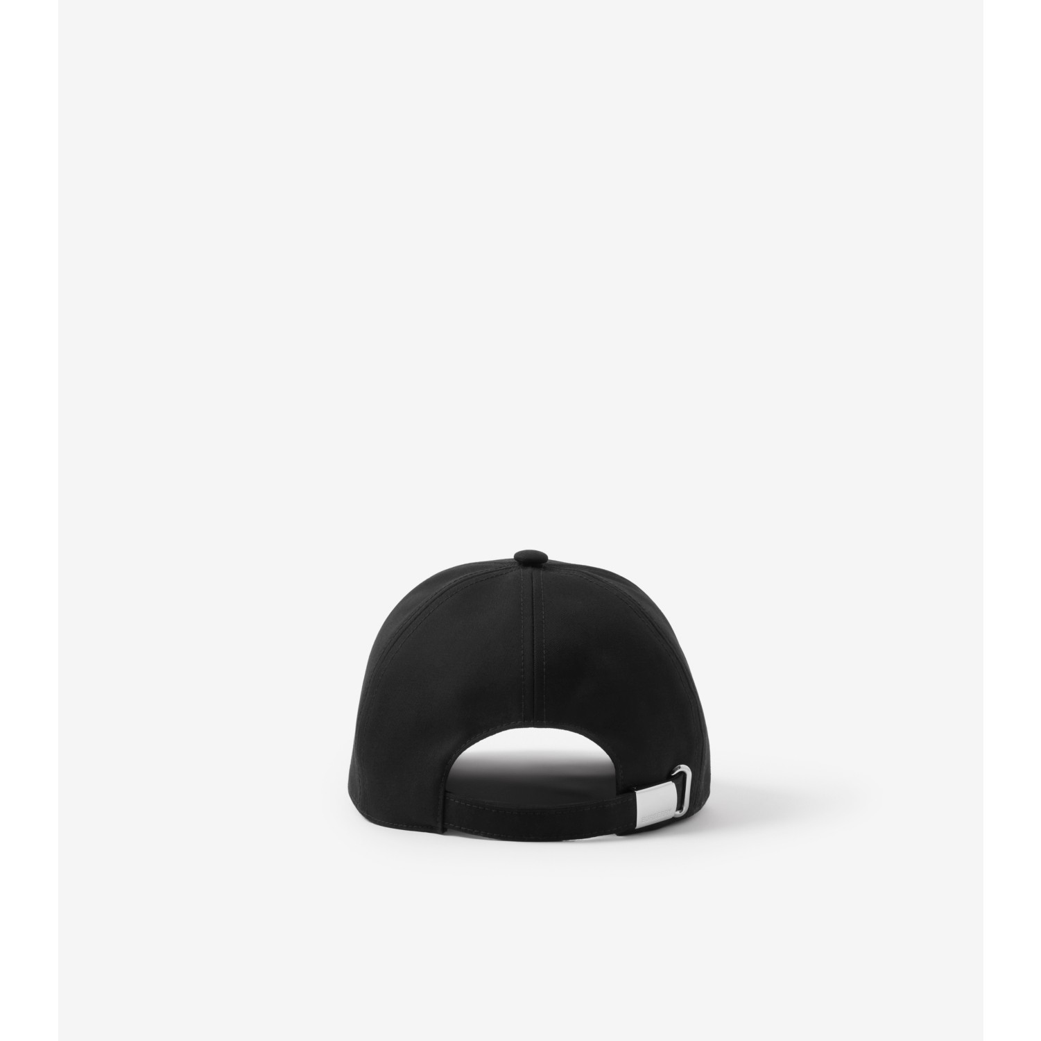 Monogram Motif Cotton Twill Baseball Cap in Black/white | Burberry® Official