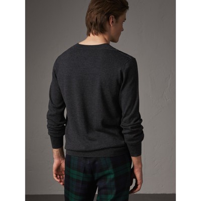 burberry merino wool sweater