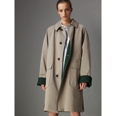burberry leather trench coat