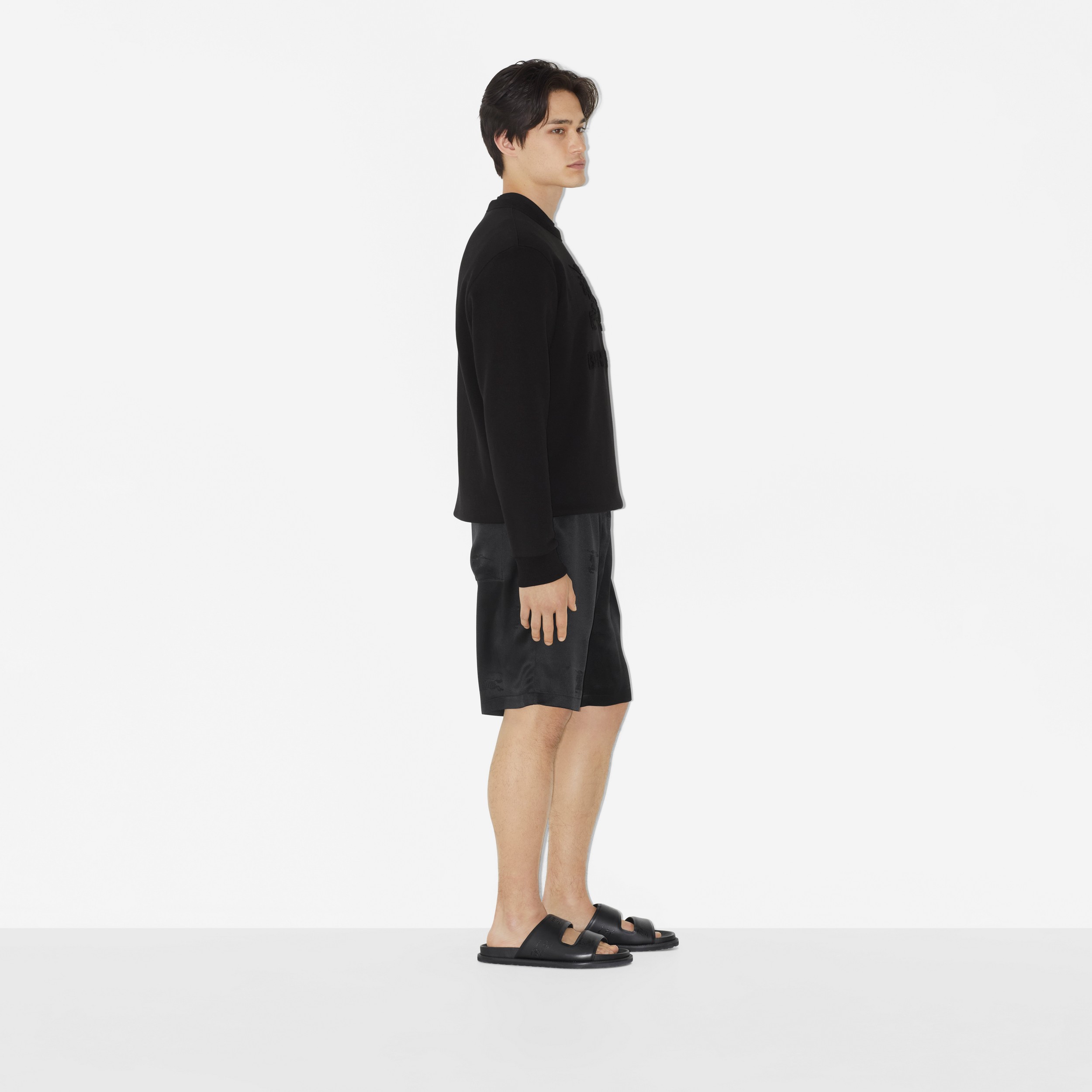 Sweat-shirt en coton EKD (Noir) - Homme | Site officiel Burberry® - 3