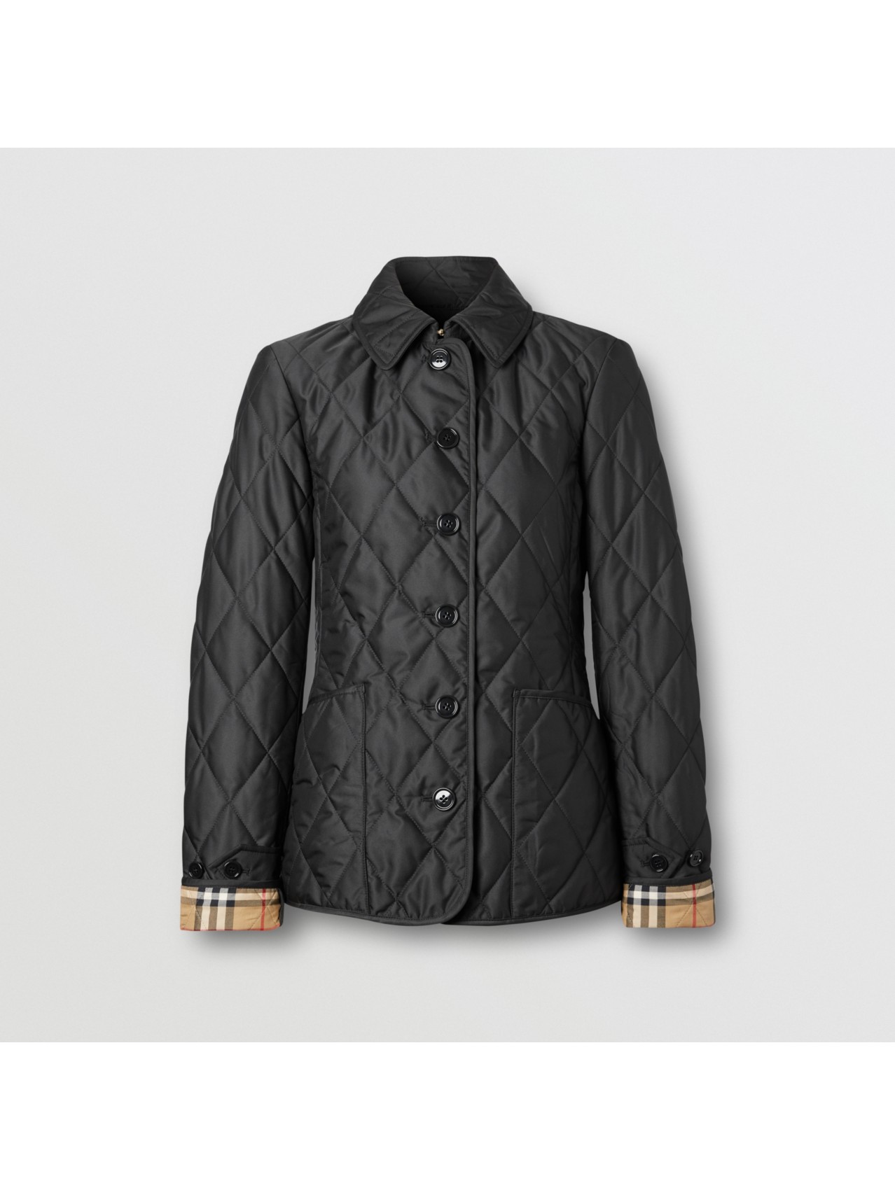 Actualizar 73+ imagen burberry jacket womens black