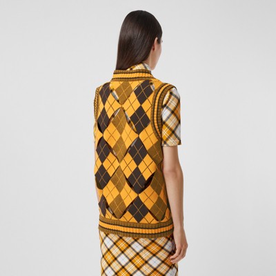 burberry vest orange