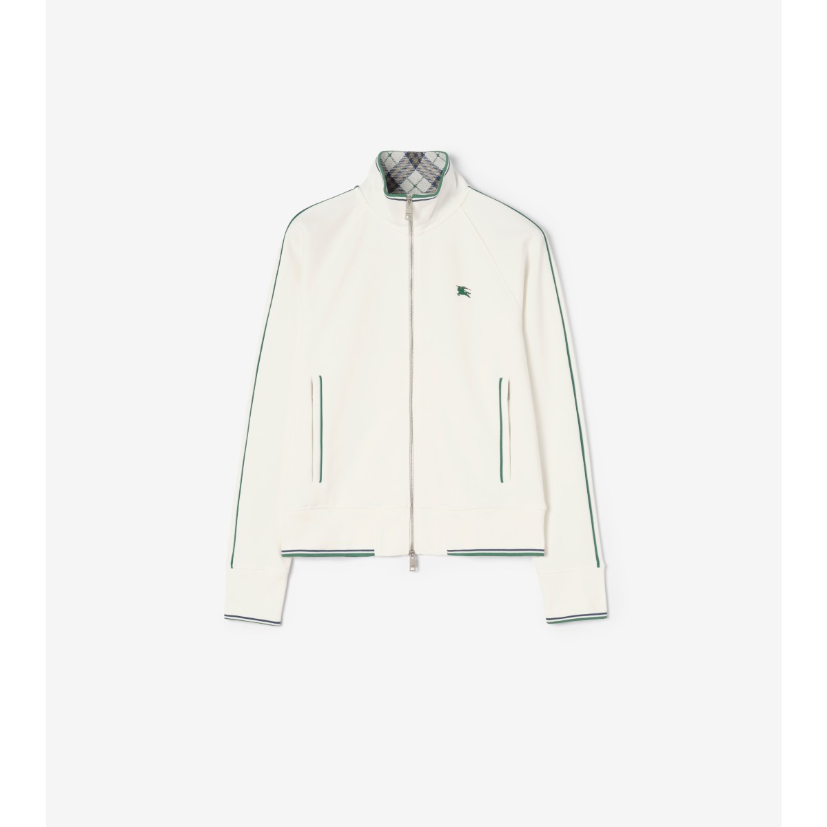  Check Nylon Cotton Tennis Jacket