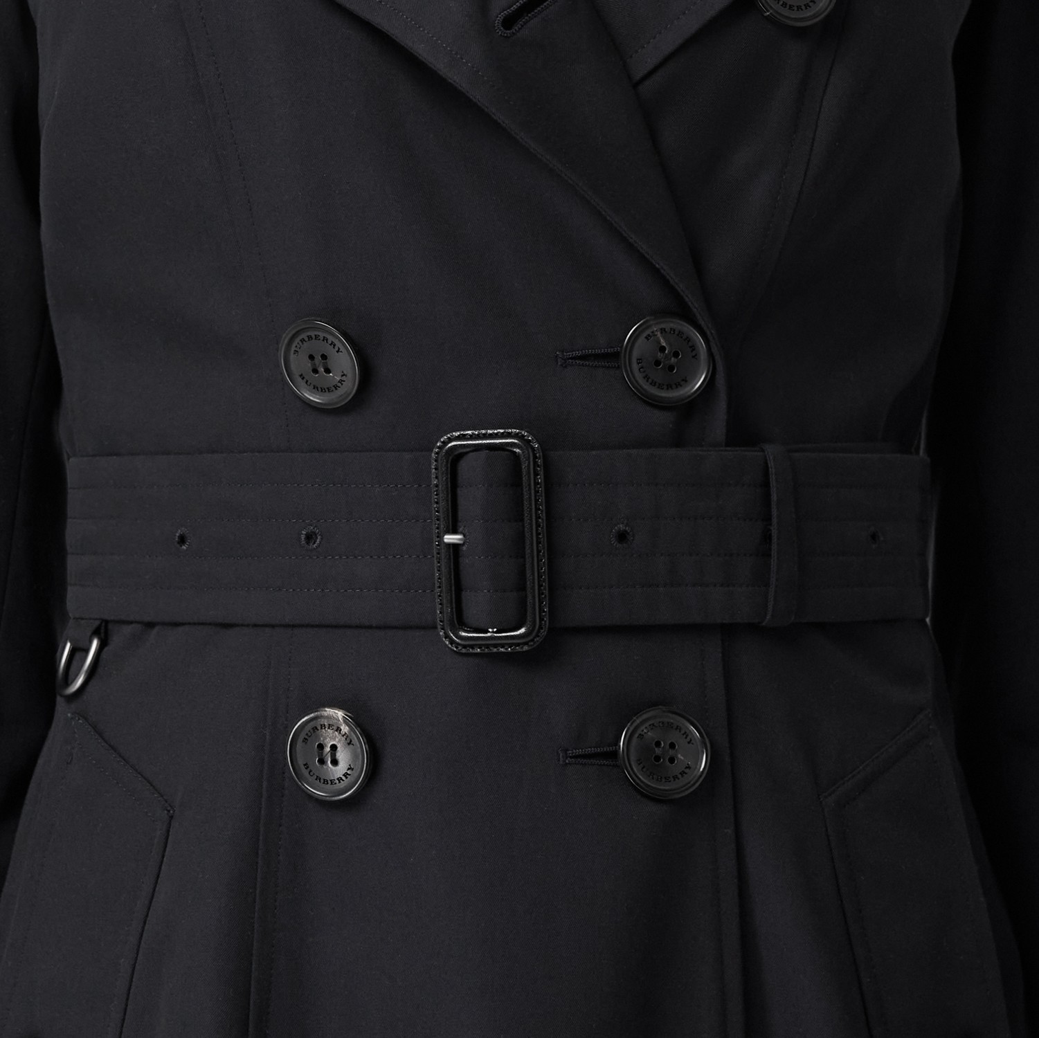 Trench coat Heritage Chelsea largo (Medianoche) - Mujer | Burberry® oficial
