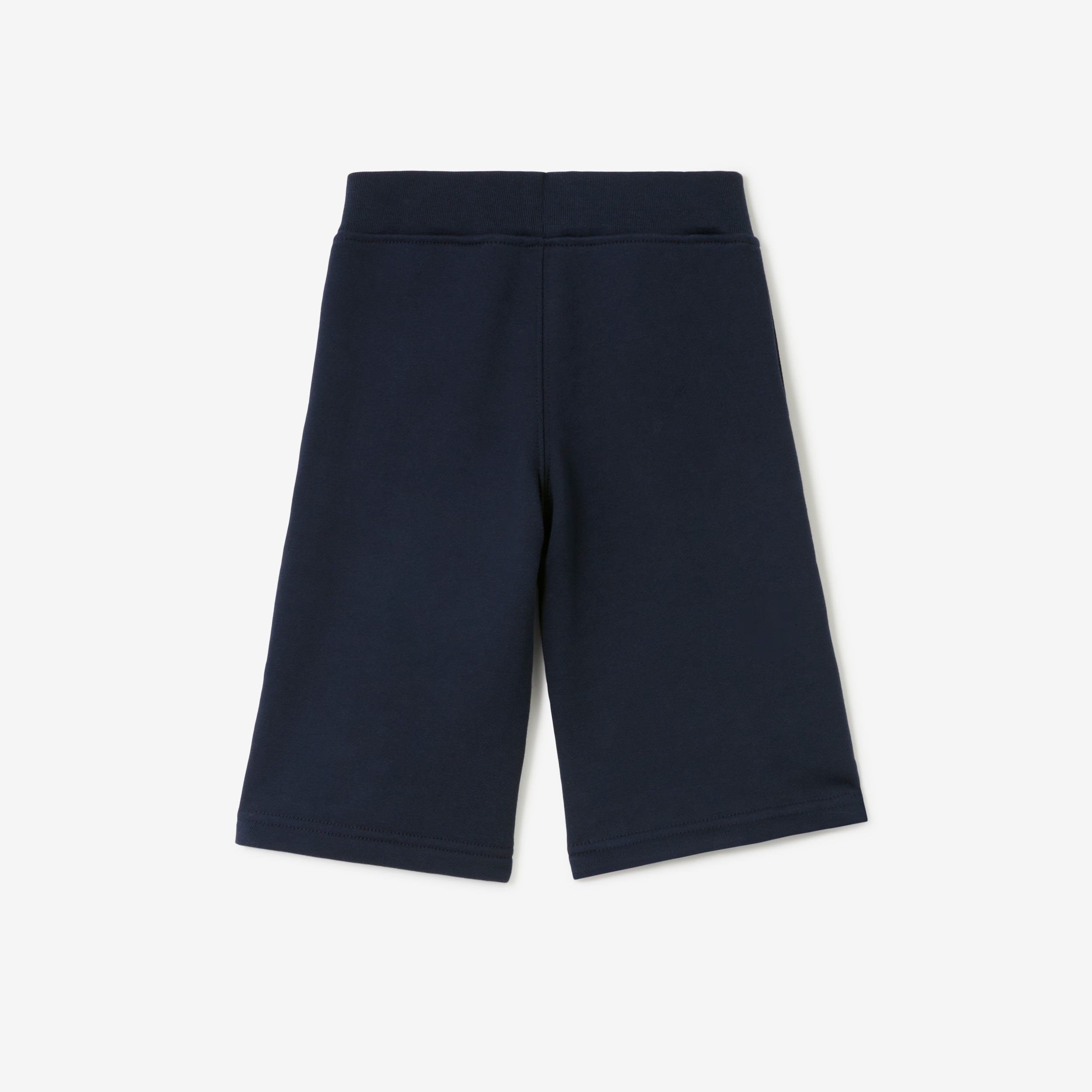 Thomas Bear Print Cotton Jogging Pants in Deep Charcoal Blue - Children