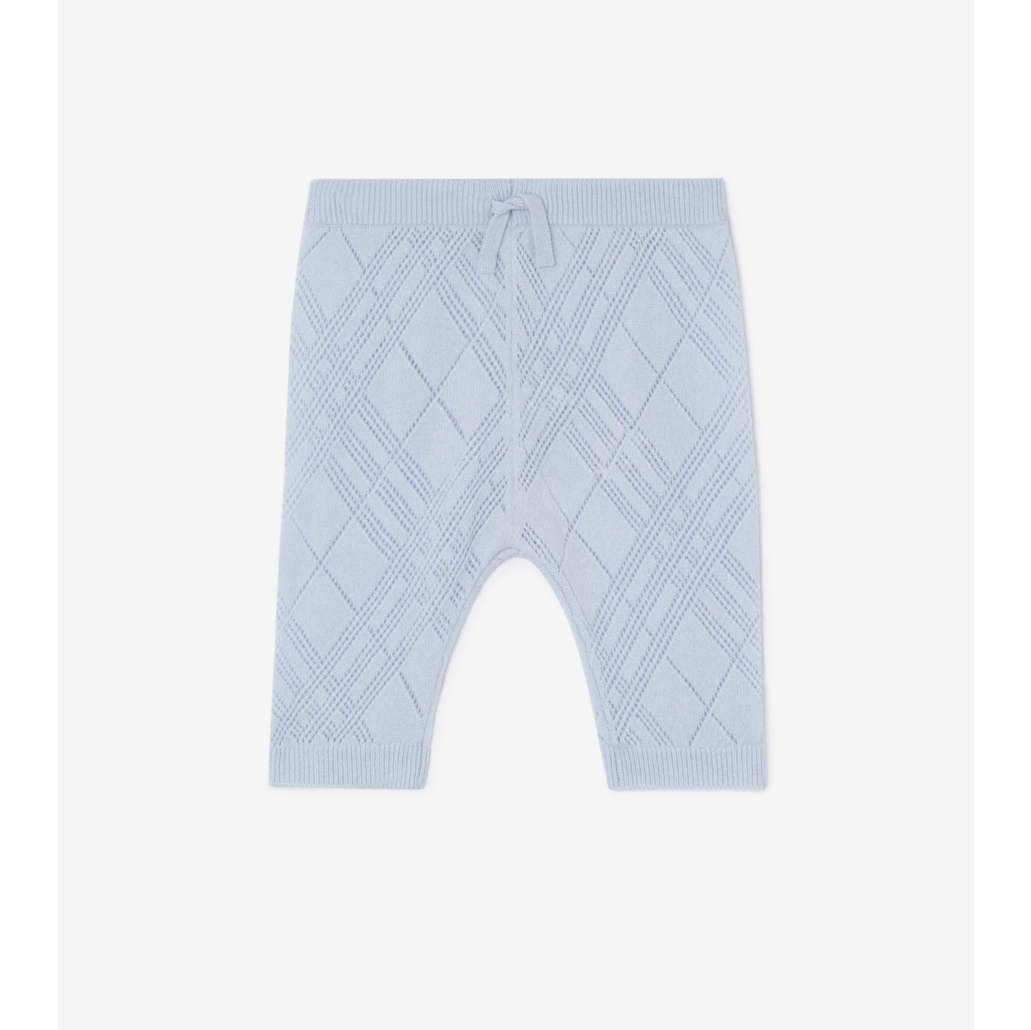 Check Cashmere Two-piece Set in Dusty blue - Children | Burberry® Official