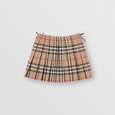 burberry check skirt