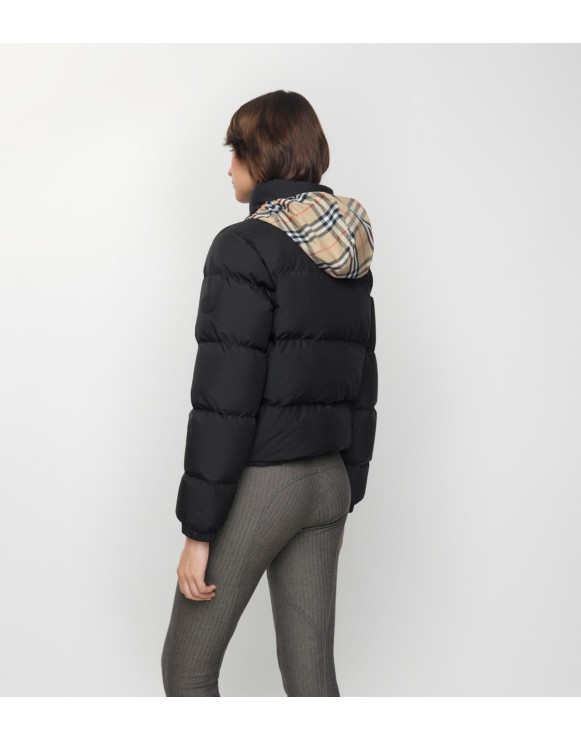 Check Trim Ambleside Puffer Jacket