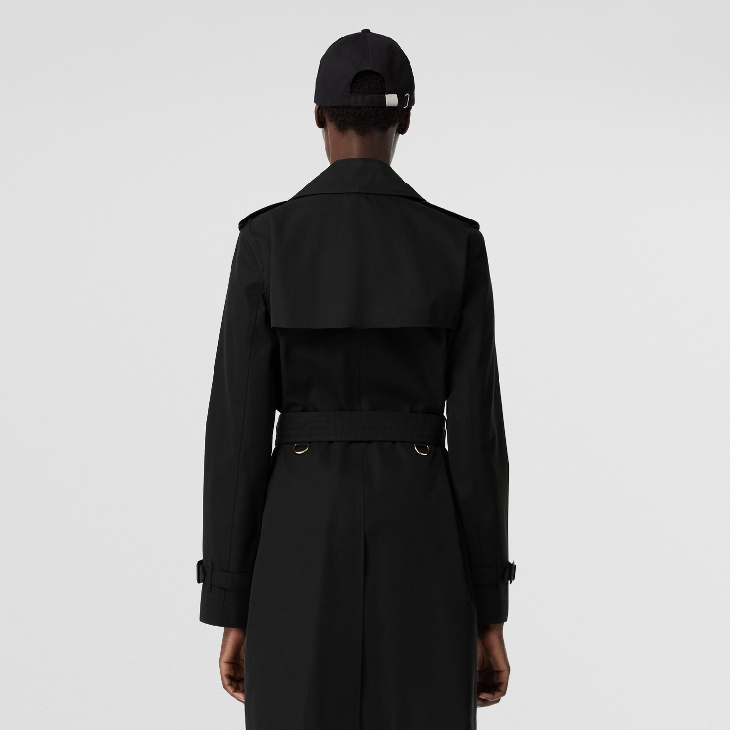 伊斯灵顿版型 – 短款 Trench 风衣 (黑色) - 女士 | Burberry® 博柏利官网