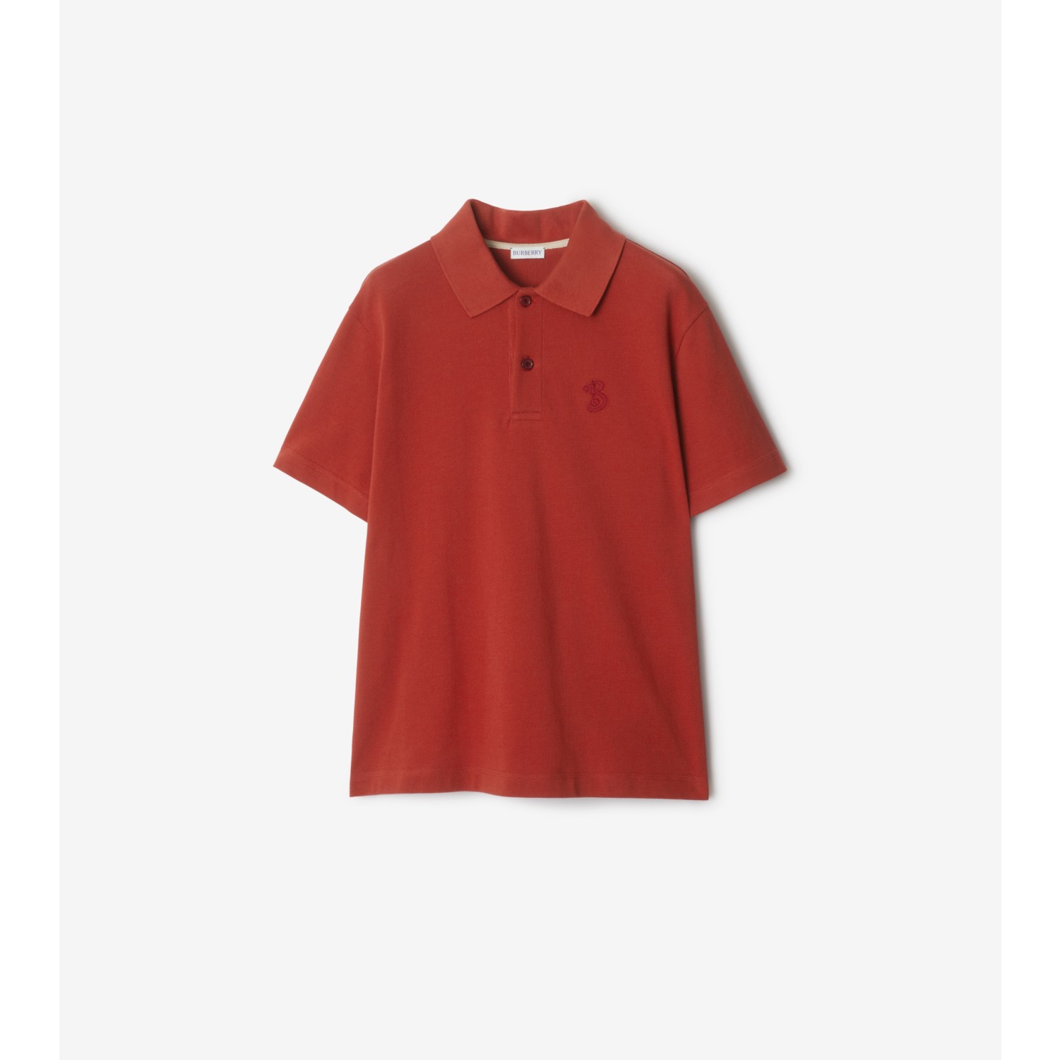 B Snake Cotton Polo Shirt