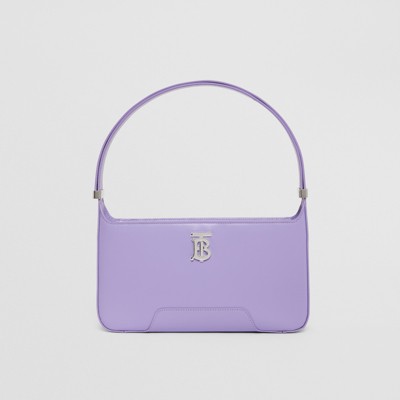 purple burberry bag