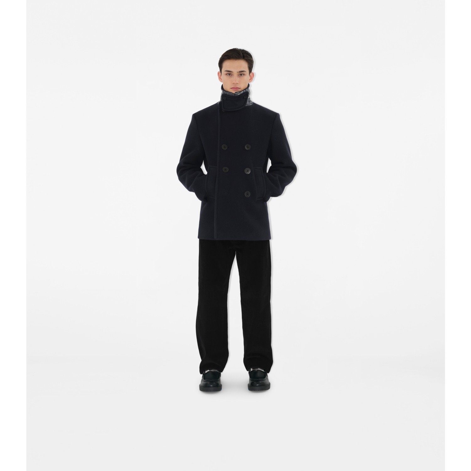 Peacoat aus Wolle