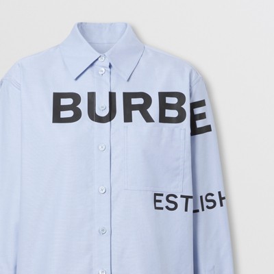 burberry white button up shirt