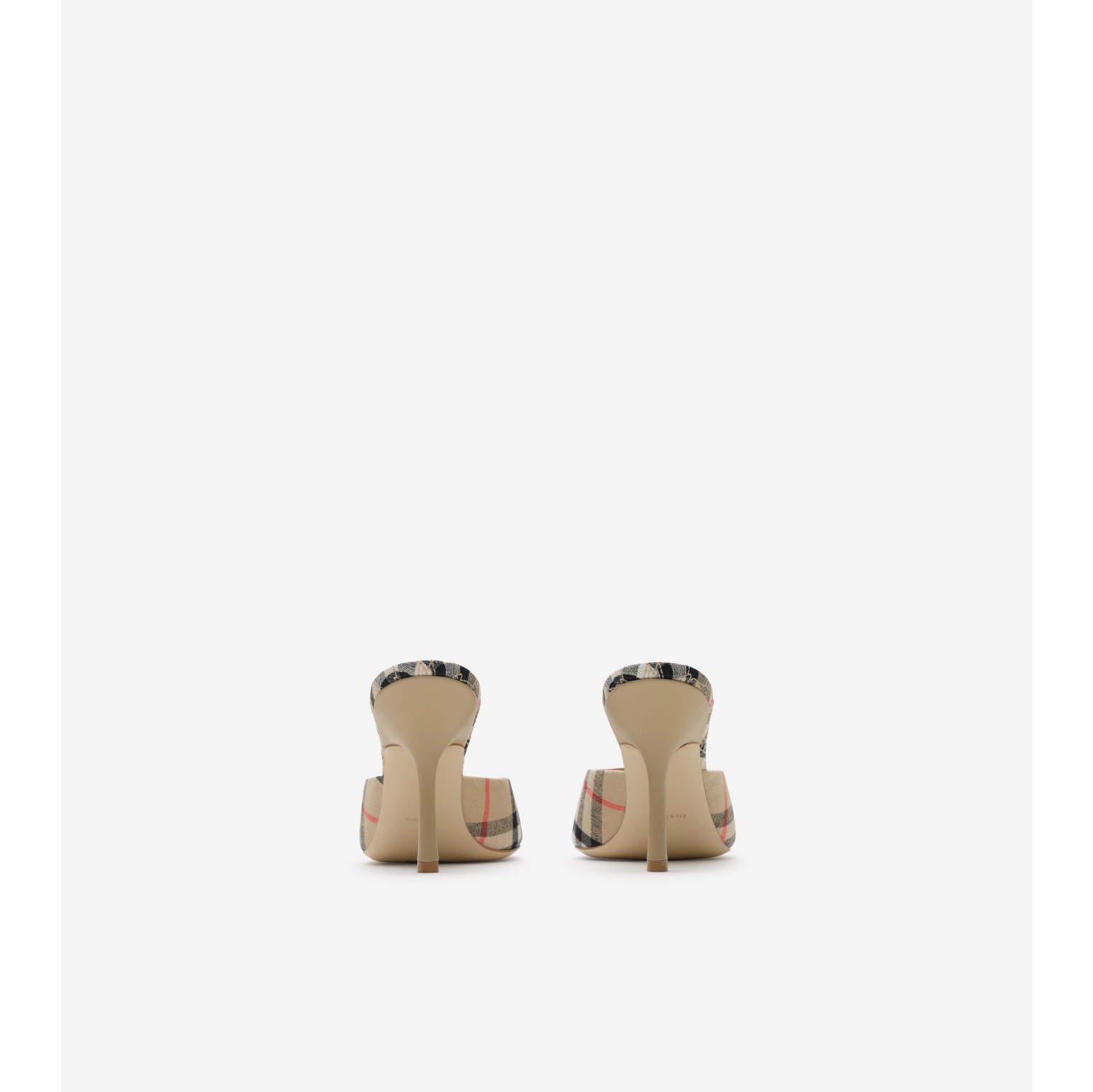 Check Mews High Sandals​ in Sand beige - Women | Burberry® Official