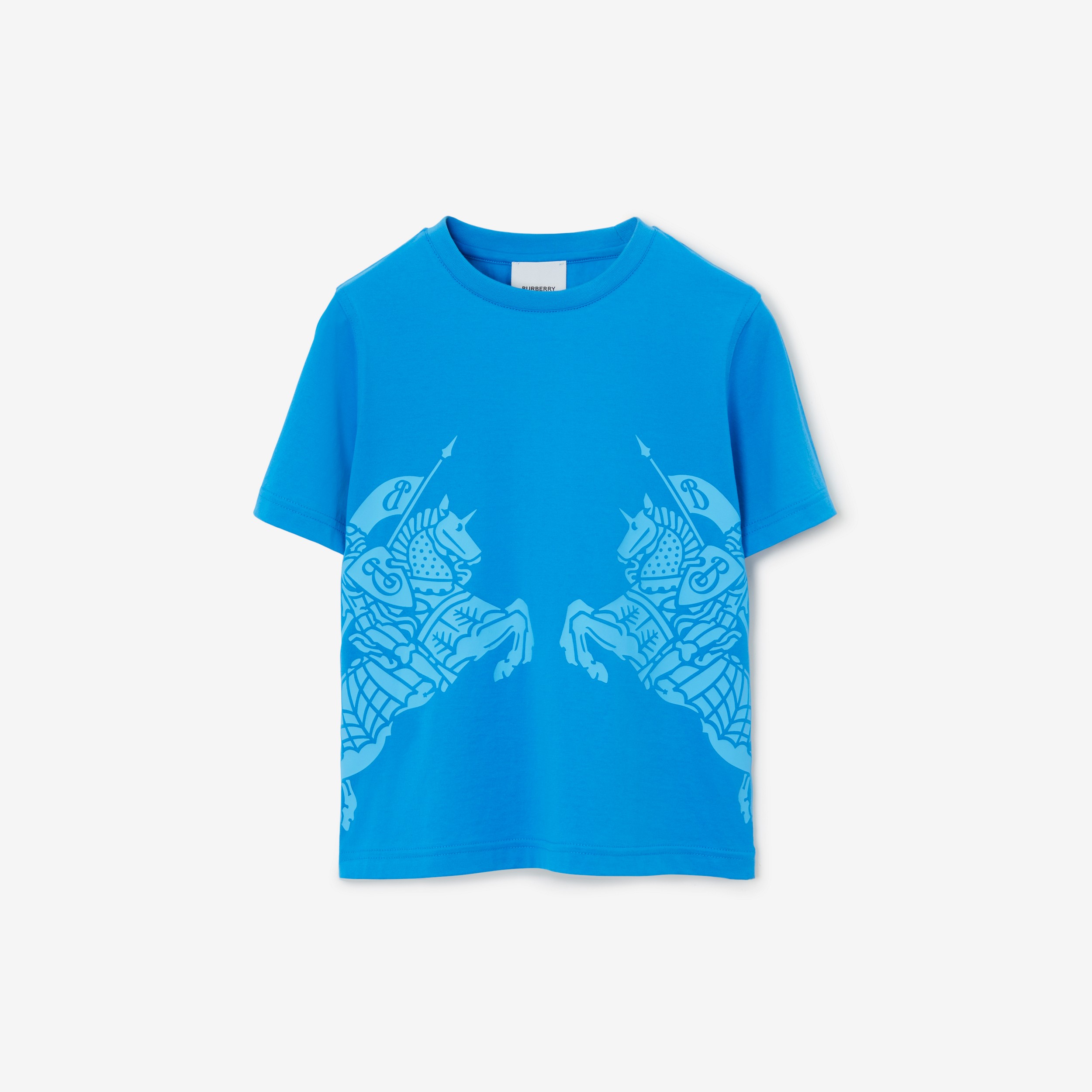 Baumwoll-T-Shirt mit EKD-Print (Leuchtendes Himmelblau) | Burberry® - 1