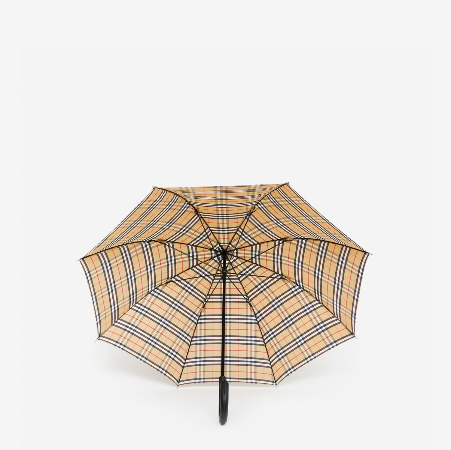 Check Umbrella in Archive Beige | Burberry® Official